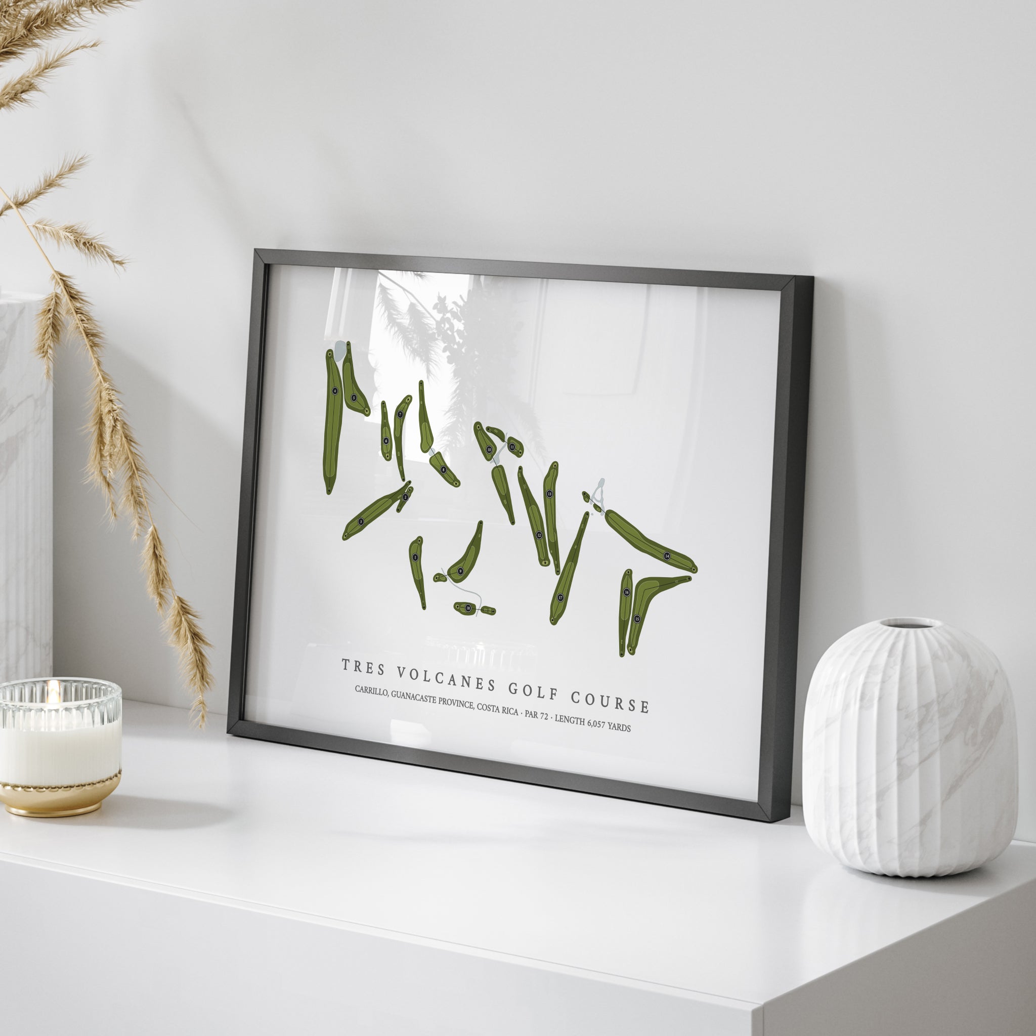 Tres Volcanes Golf Course | Golf Course Map | On Table