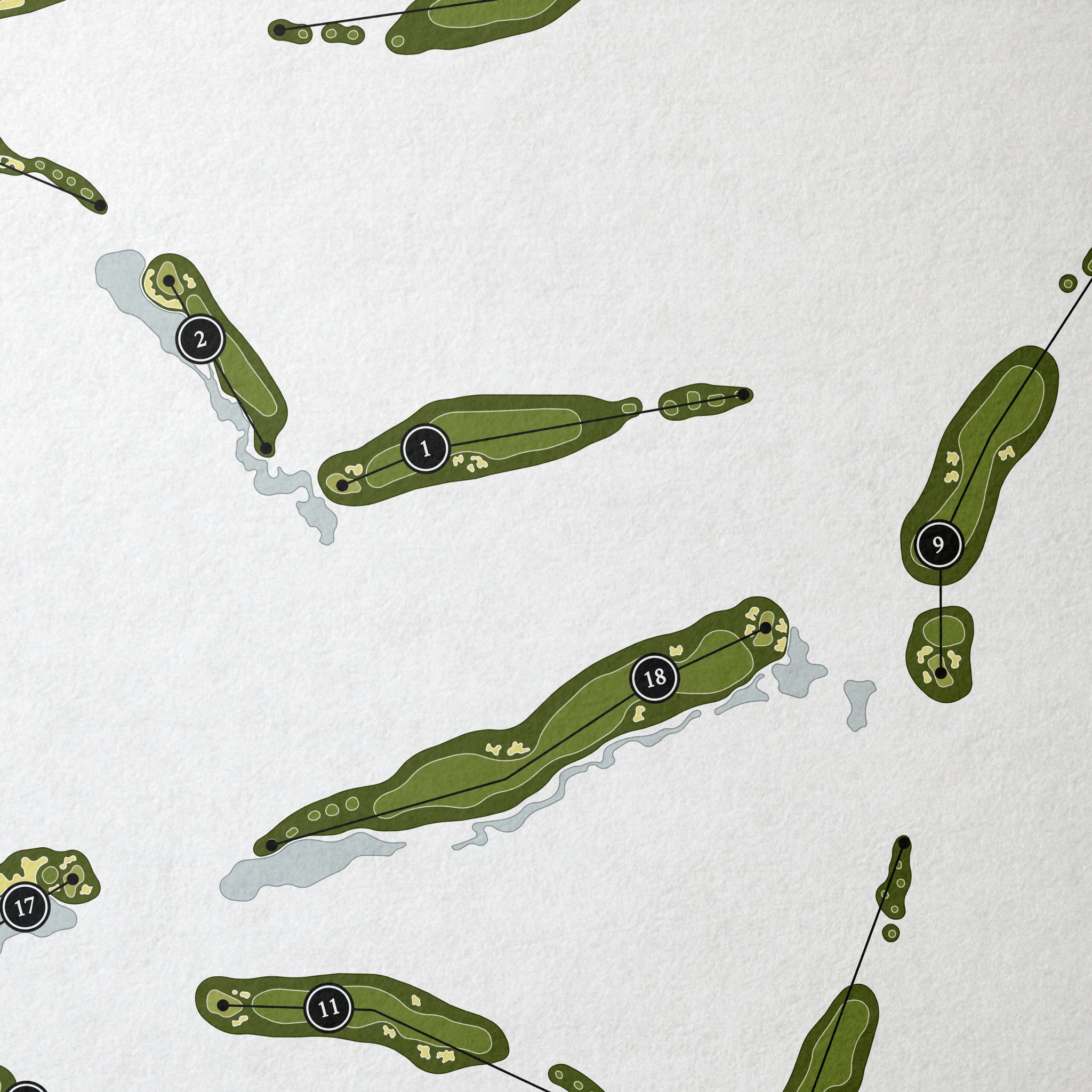 Trilogy Golf Club at Vistancia | Golf Course Map | Close+Up