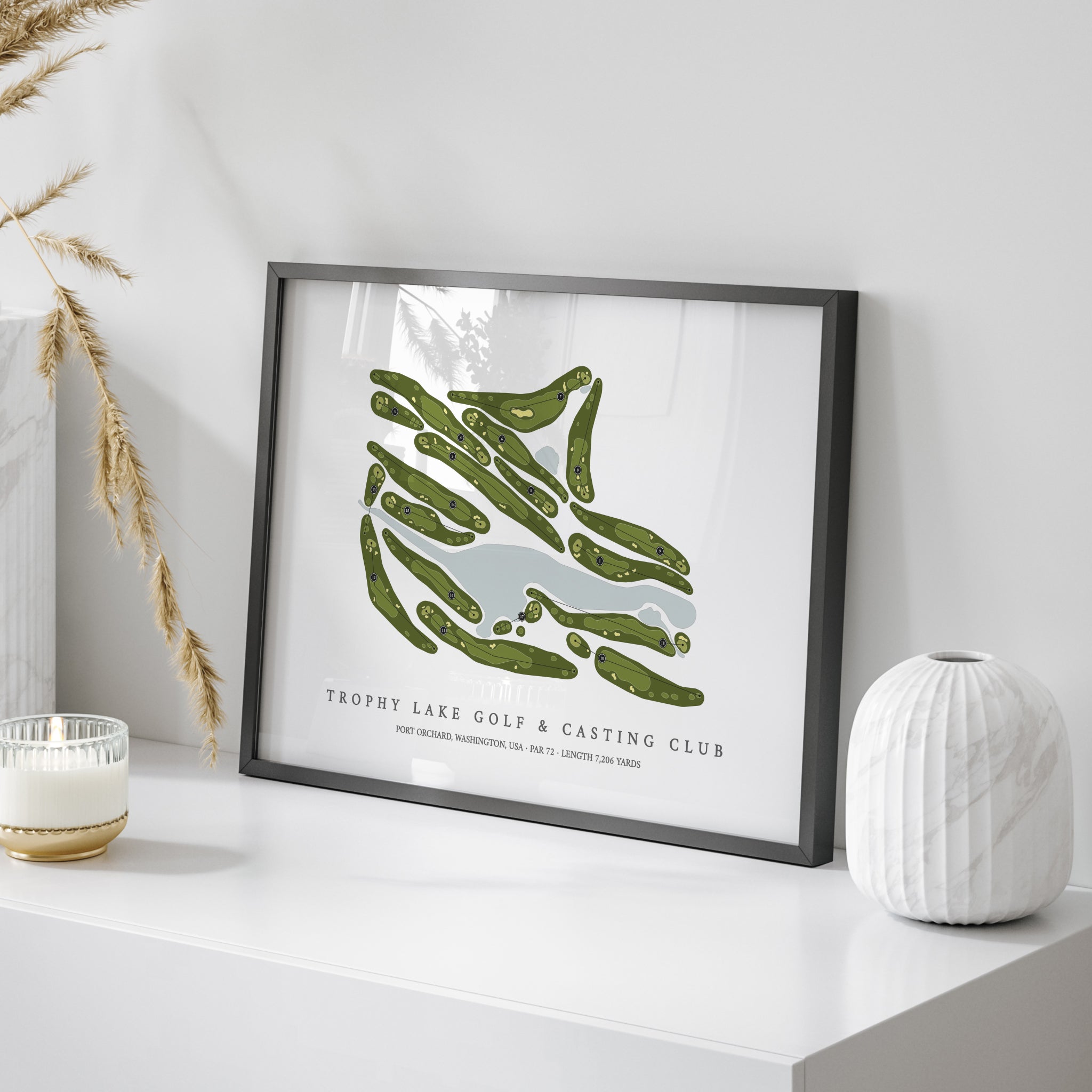 Trophy Lake Golf & Casting Club | Golf Course Map | On+Table