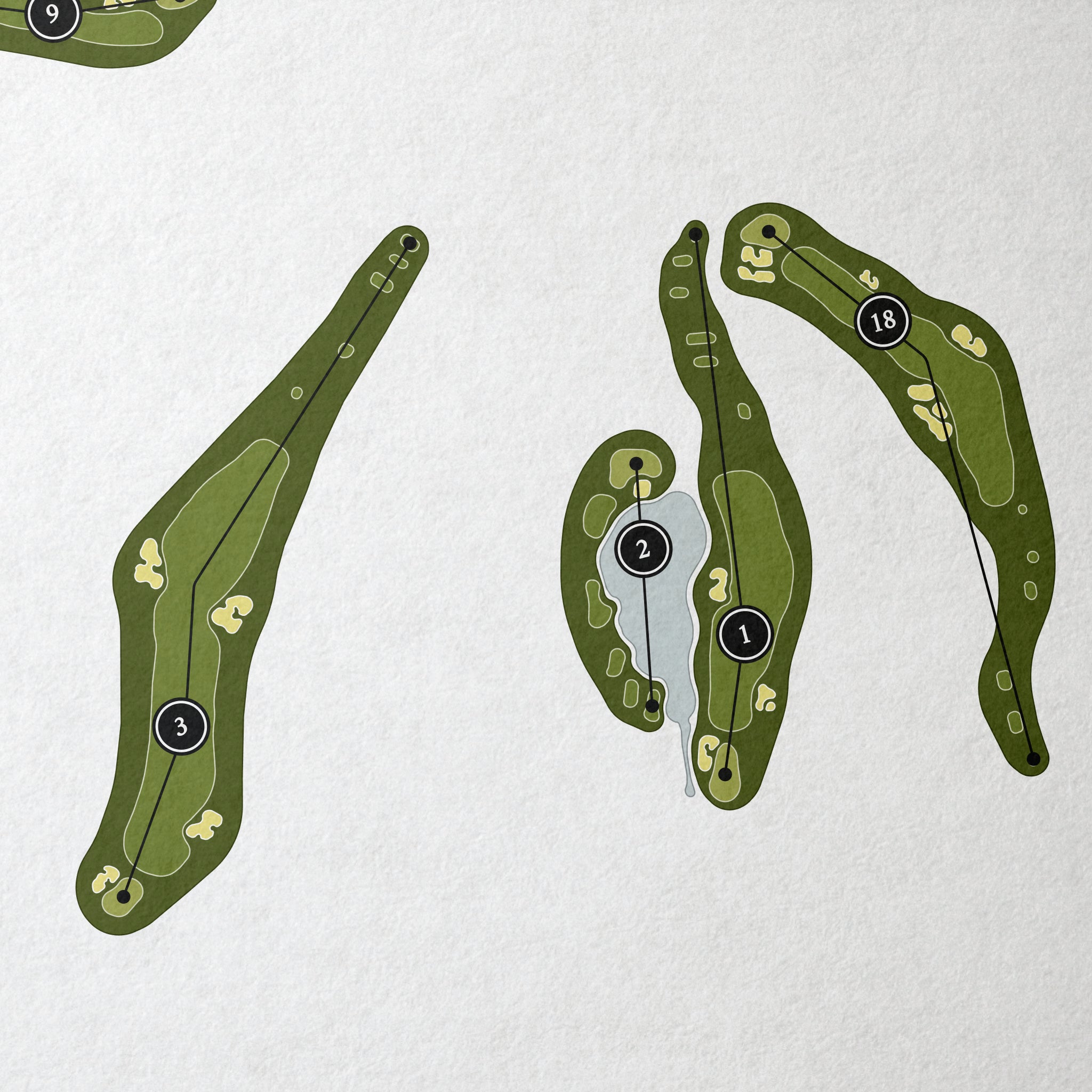 Troubadour Golf & Field Club | Golf Course Map | Close+Up