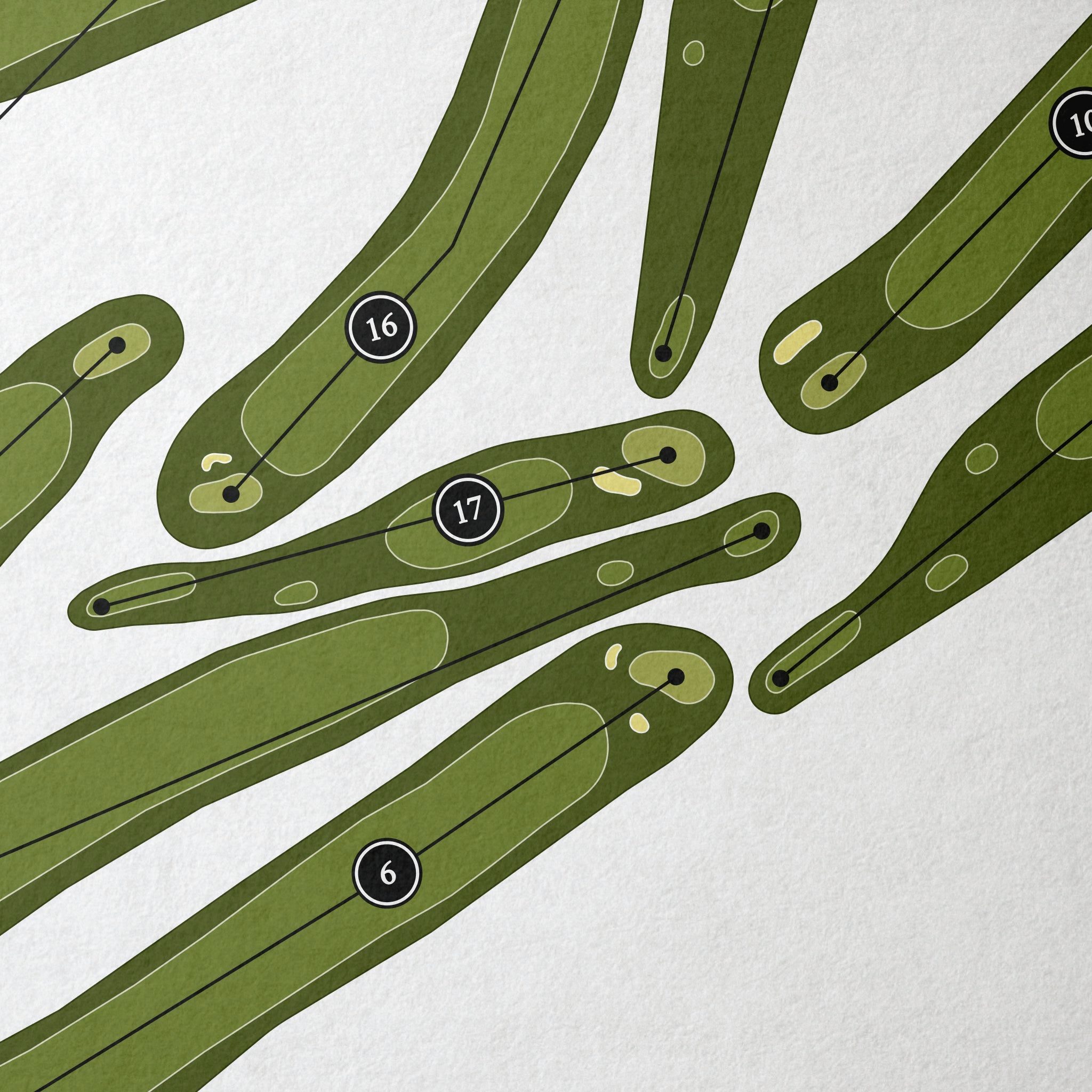 Troy Country Club | Golf Course Map | Close Up
