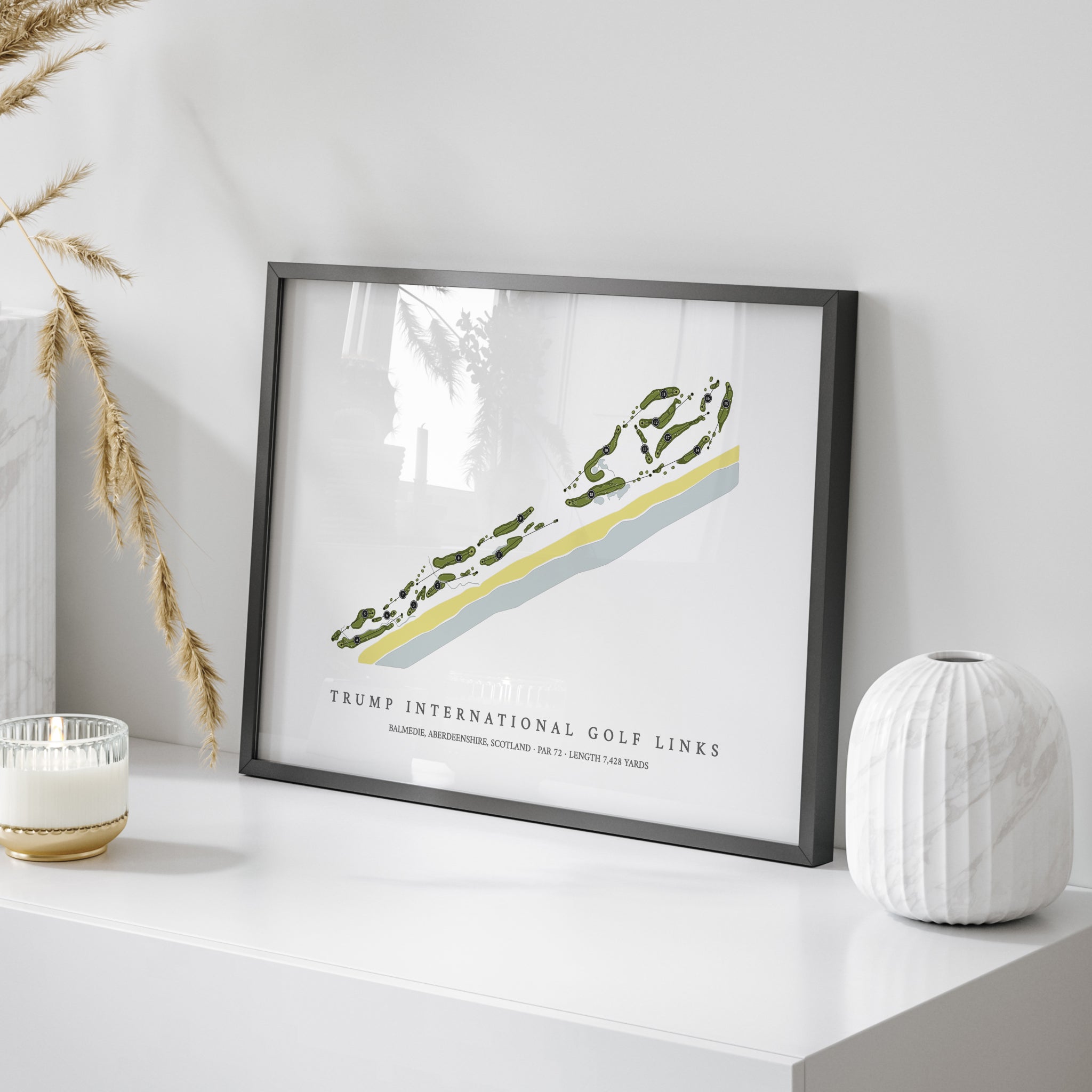 Trump International Golf Links Scotland | Golf Course Map | On Table