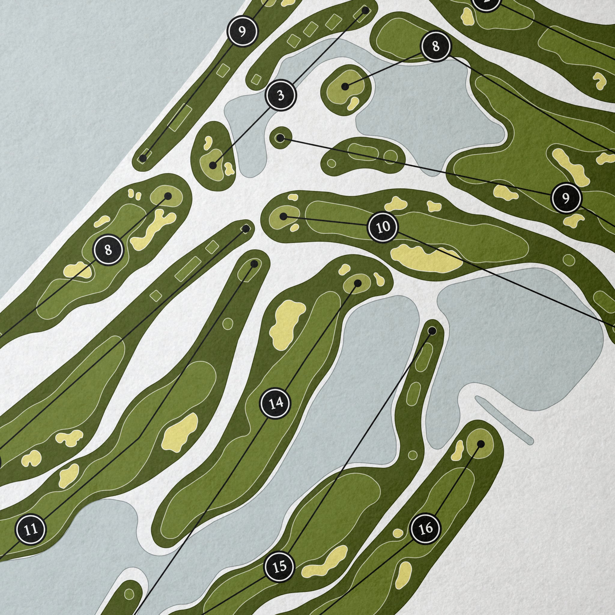 Trump National Golf Club - Washington DC | Golf Course Map | Close Up