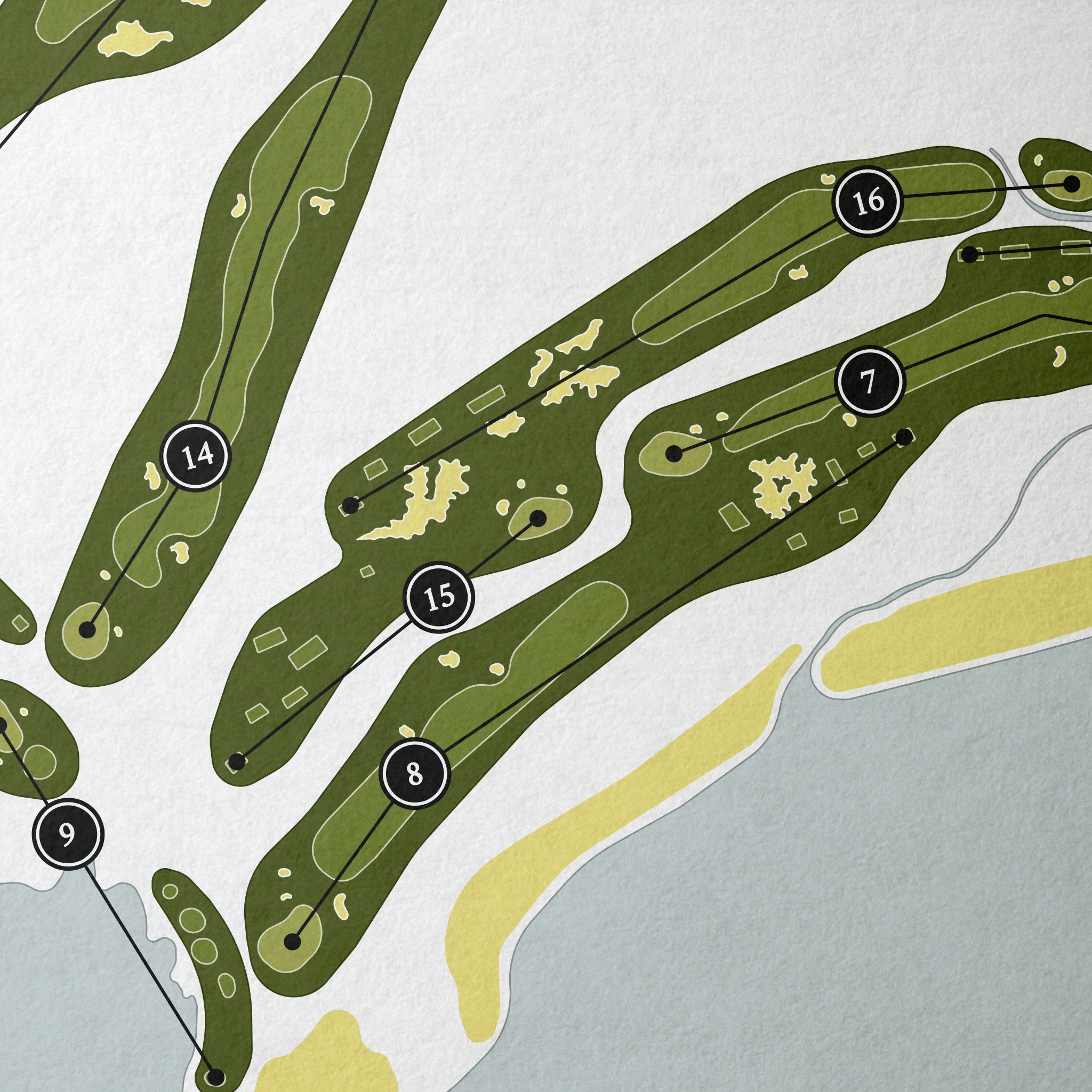 Trump Turnberry Resort - Ailsa Course | Golf Course Map | Close+Up