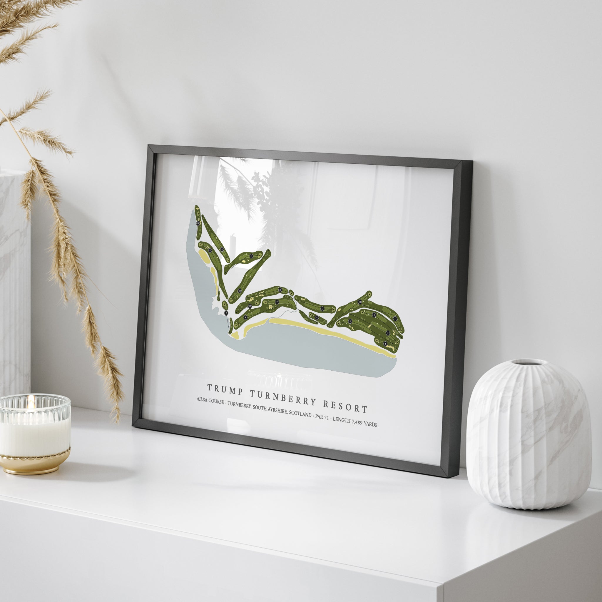 Trump Turnberry Resort - Ailsa Course | Golf Course Map | On+Table