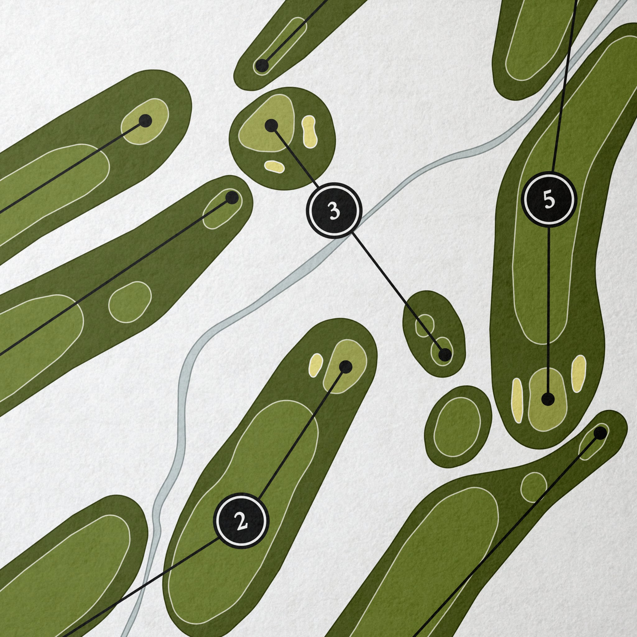 Tryon Country Club | Golf Course Map | Close+Up