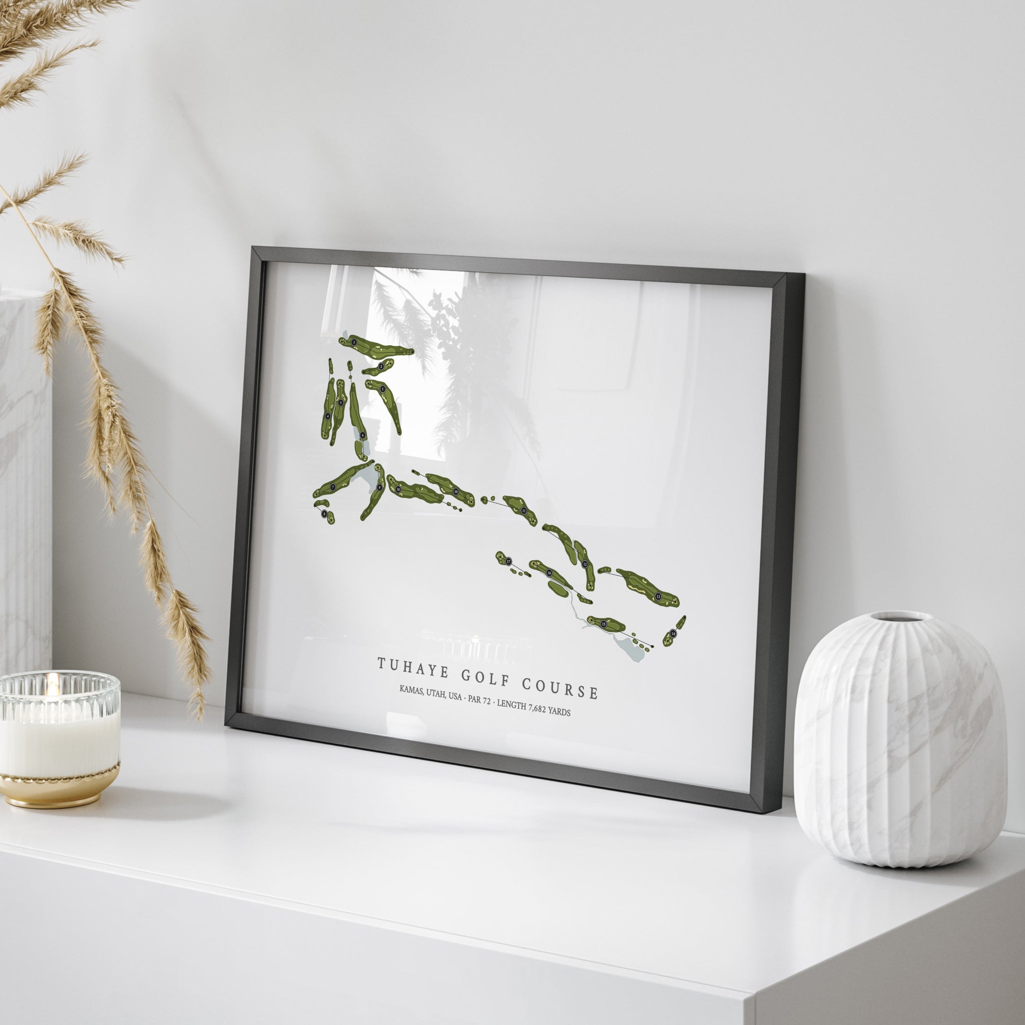 Tuhaye Golf Course | Golf Course Map | On Table