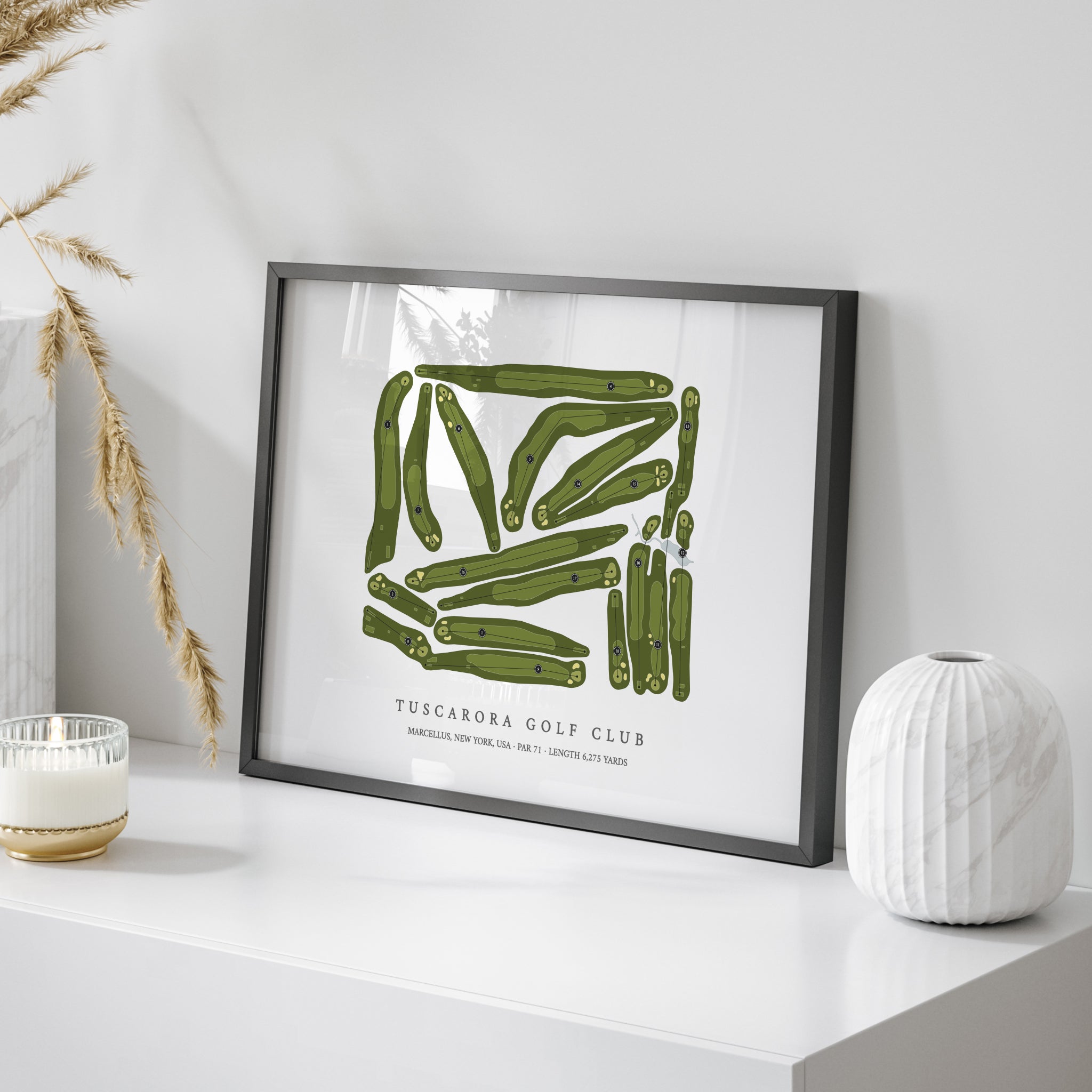 Tuscarora Golf Club | Golf Course Map | On Table