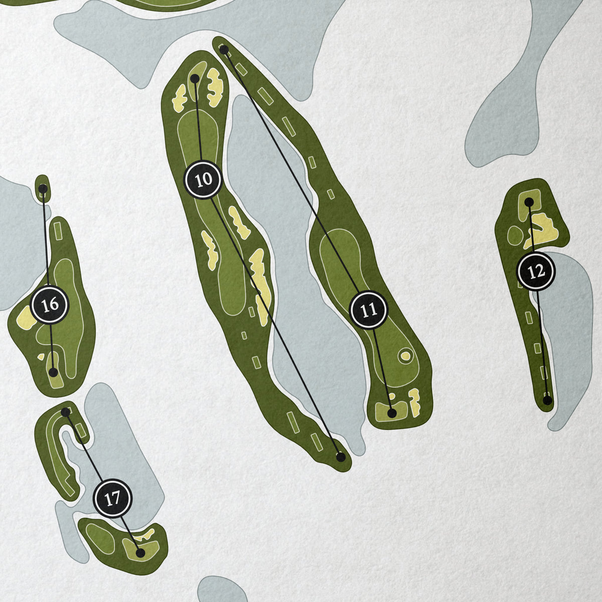 TwinEagles Golf & Country Club - Eagle Course | Golf Course Map | Close Up