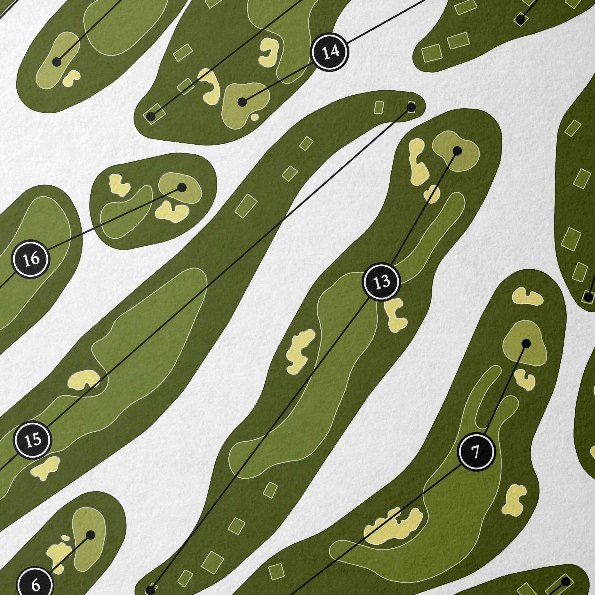 Union League Liberty Hill | Golf Course Map | Close+Up