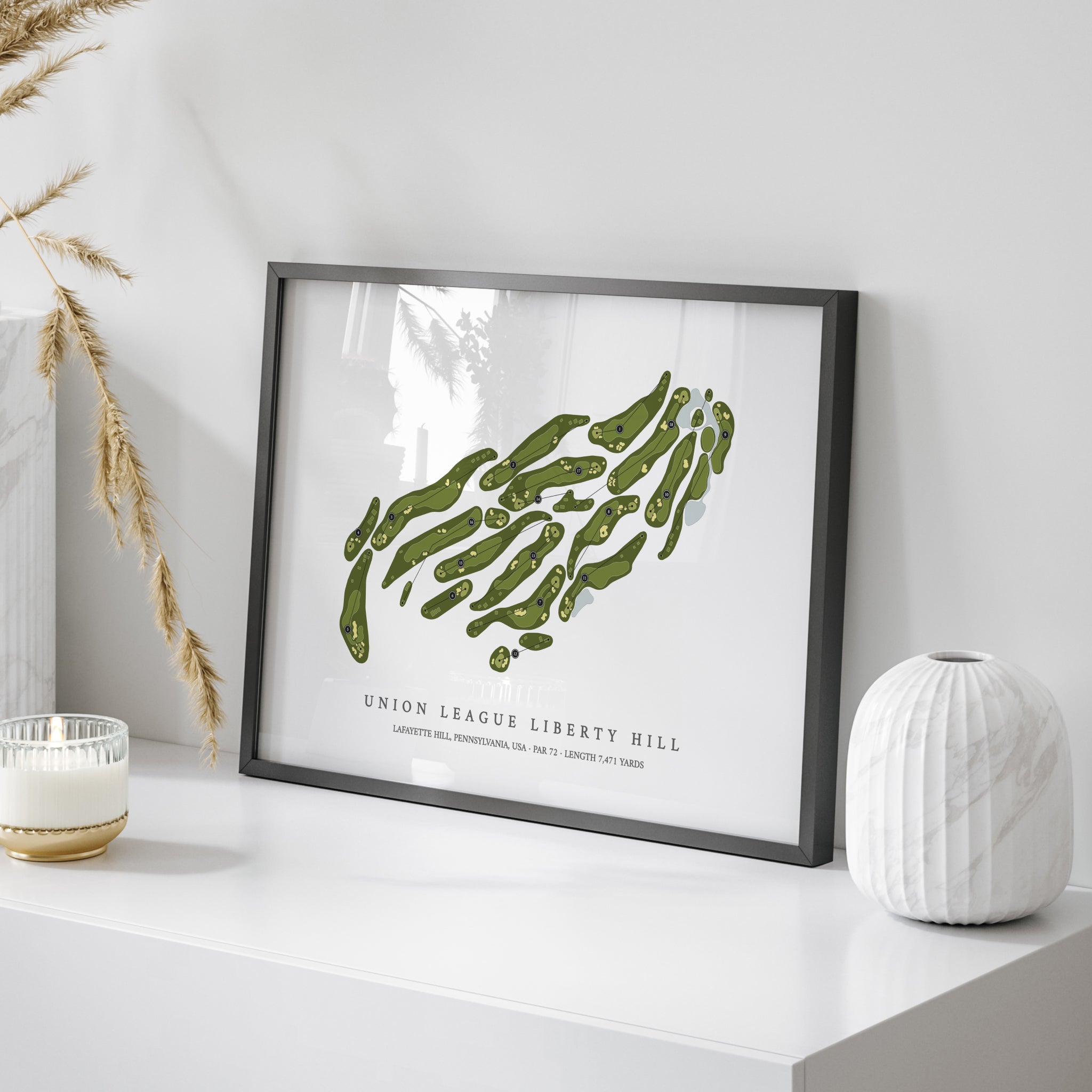 Union League Liberty Hill | Golf Course Map | On+Table