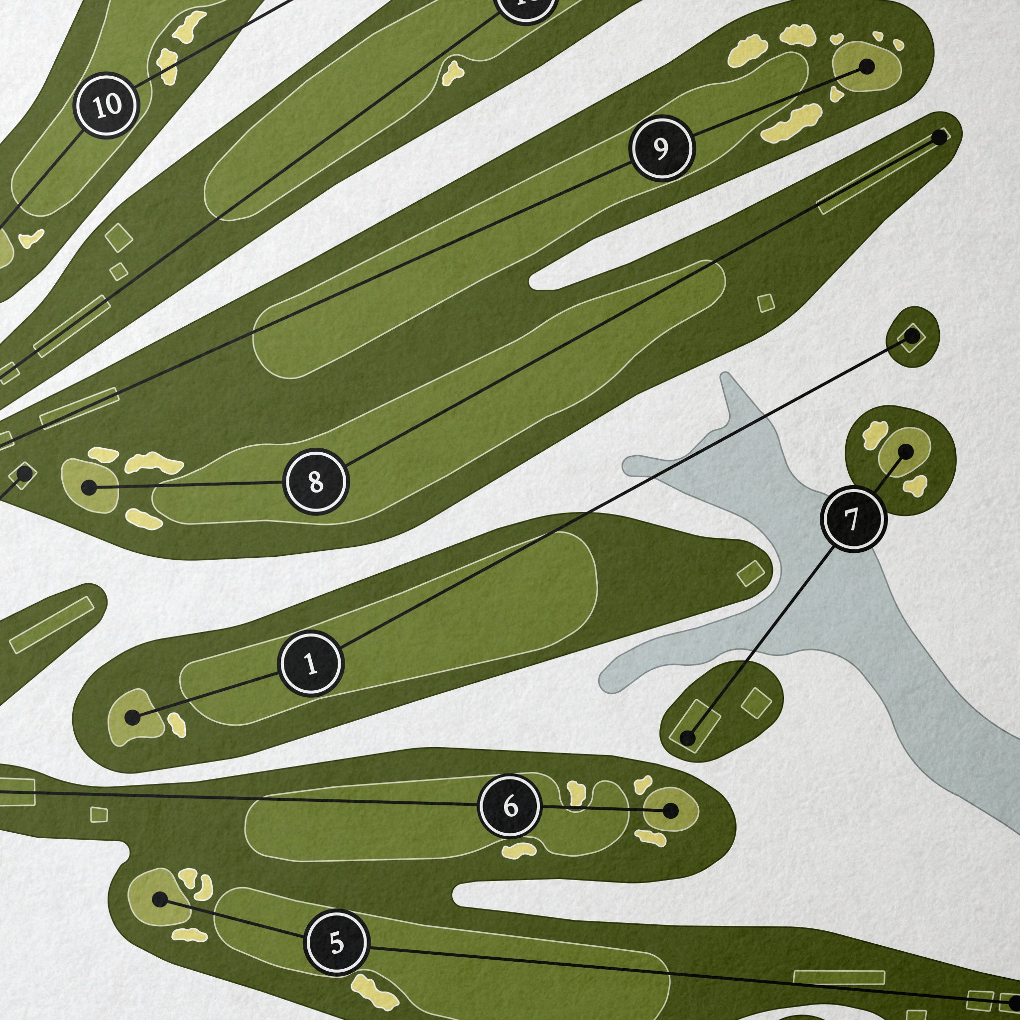 United States Naval Academy Golf Club | Golf Course Map | Close+Up