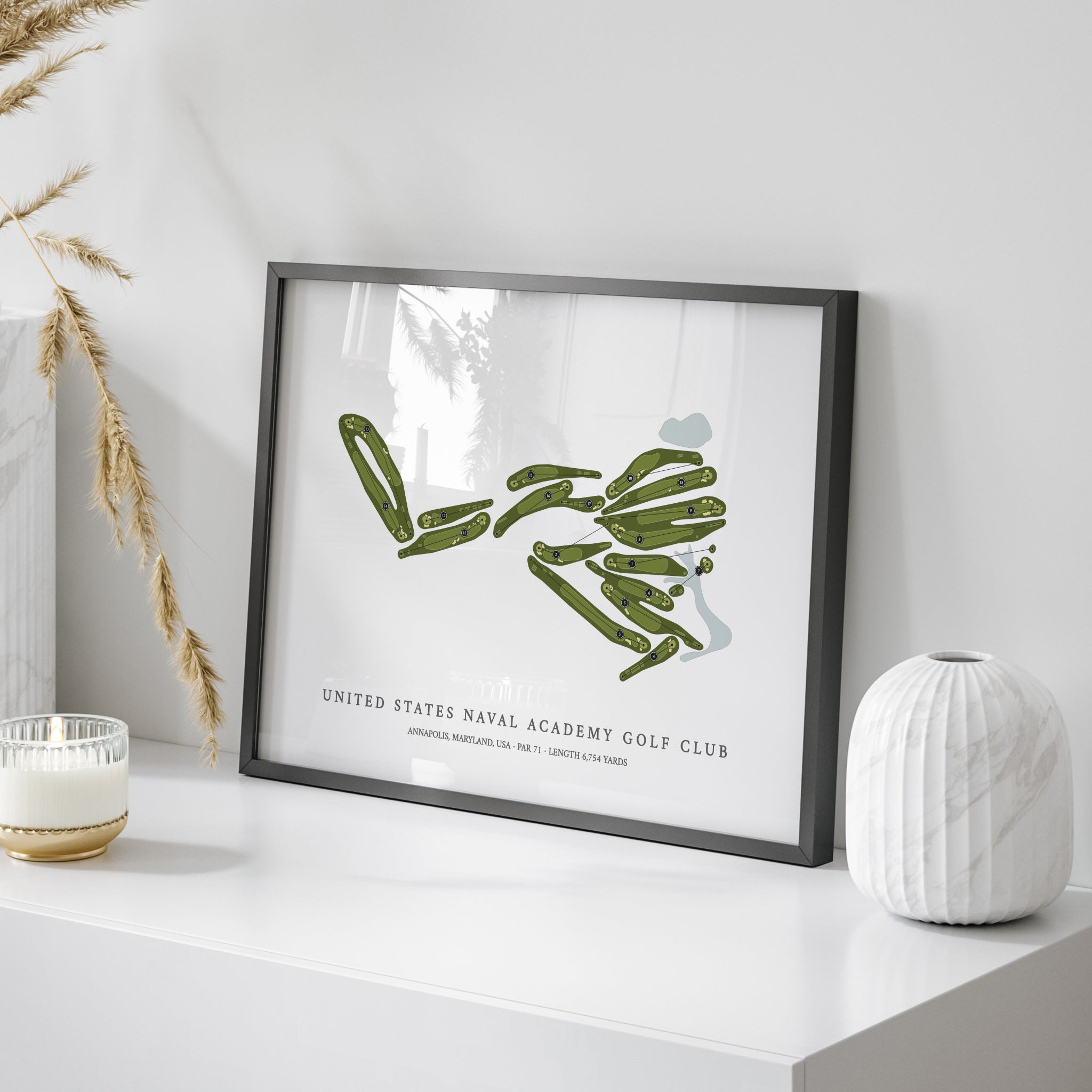 United States Naval Academy Golf Club | Golf Course Map | On+Table