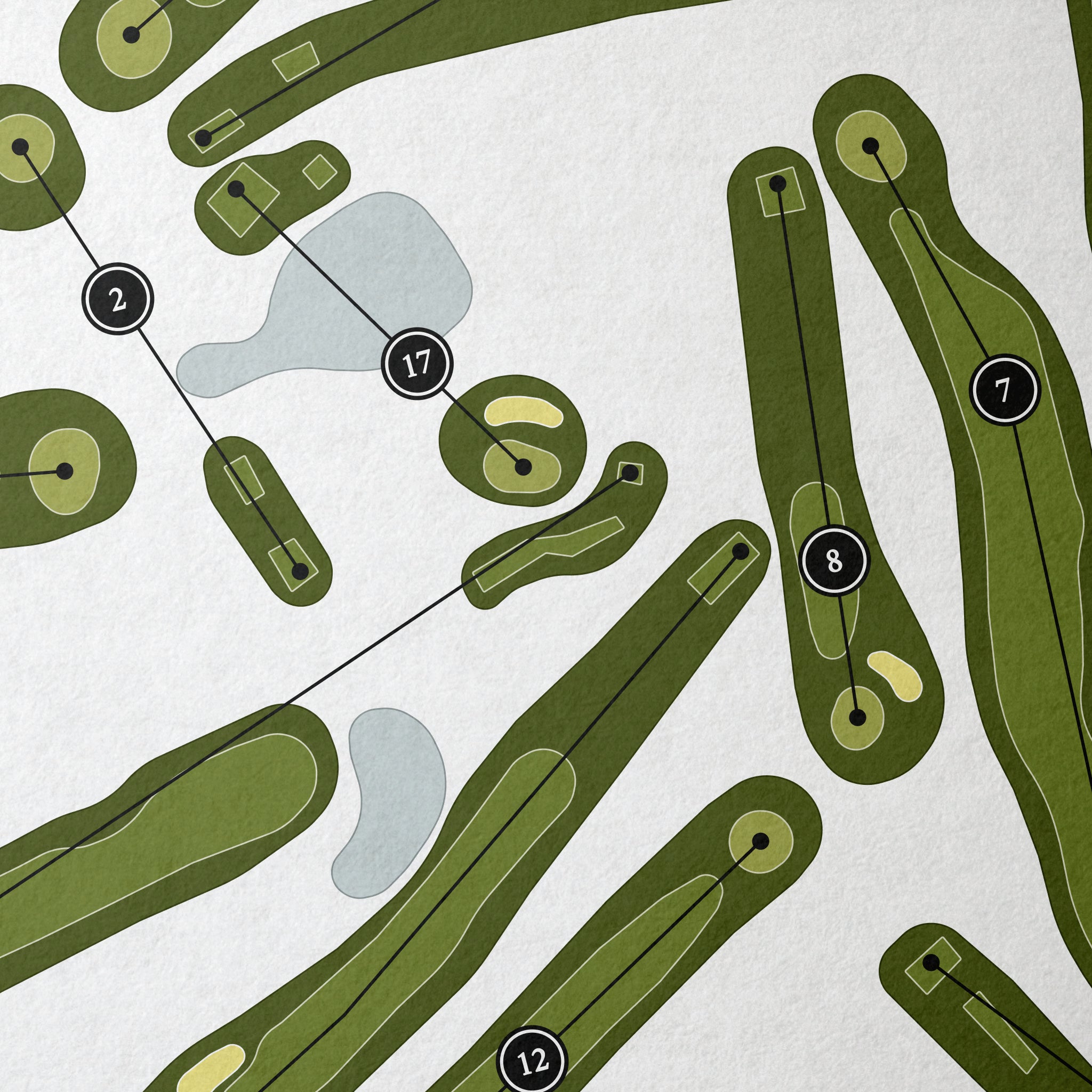 University of Minnesota - Les Bolstad Golf Course | Golf Course Map | Close Up