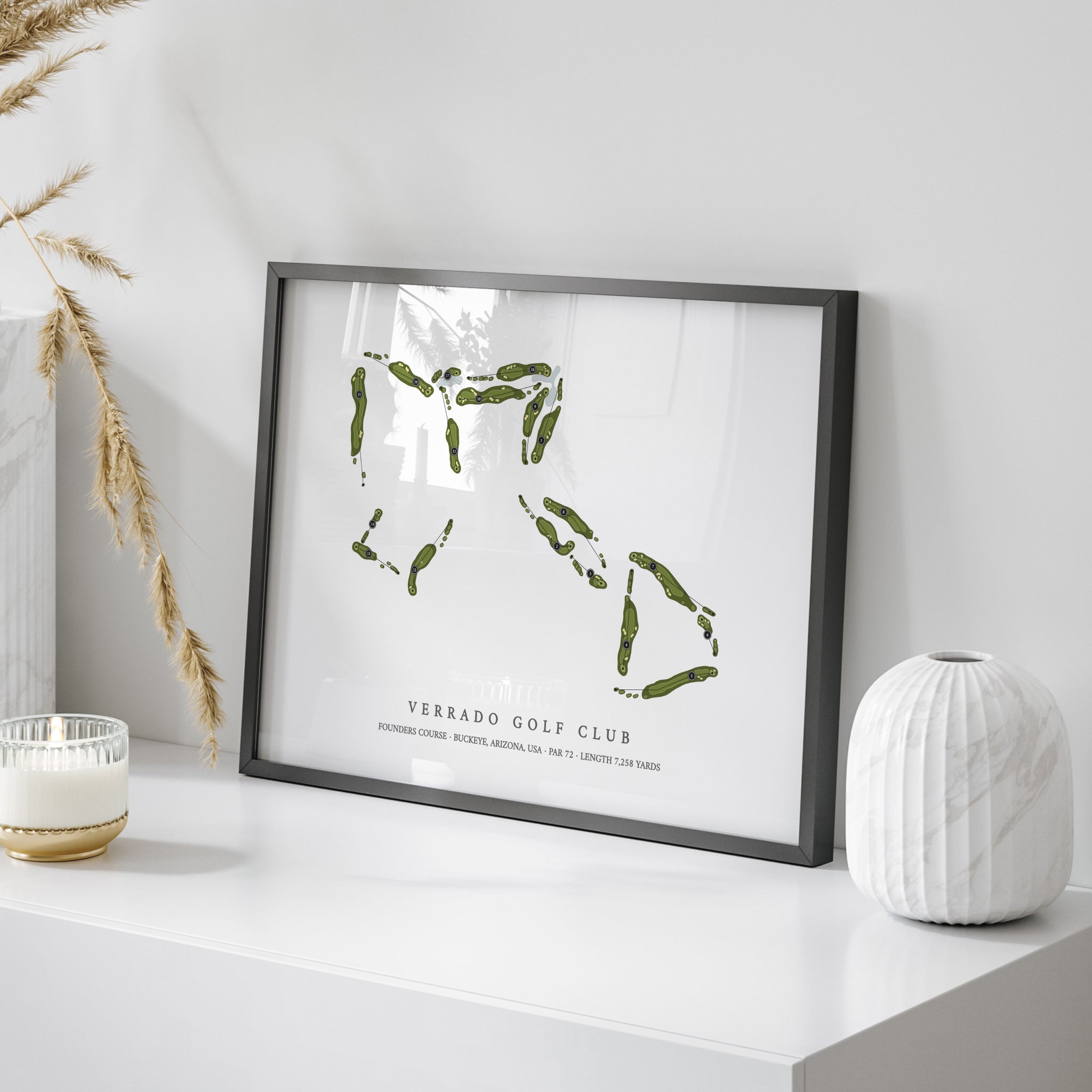 Verrado Golf Club - Founders Course | Golf Course Map | On+Table