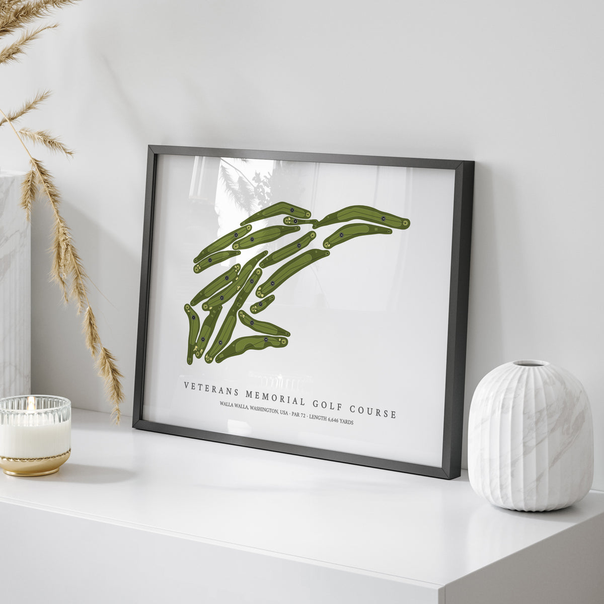 Veterans Memorial Golf Course | Golf Course Map | On Table