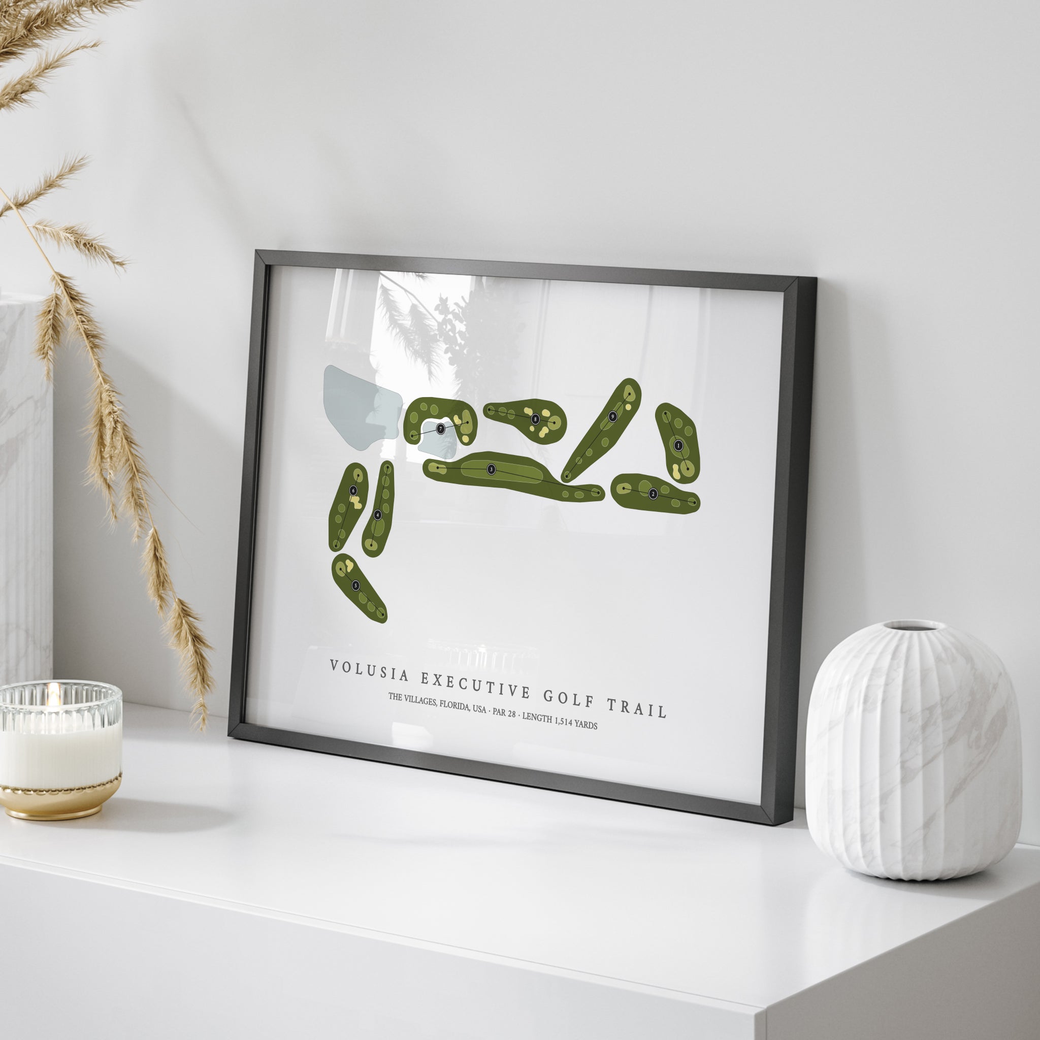 Volusia Executive Golf Trail | Golf Course Map | On Table