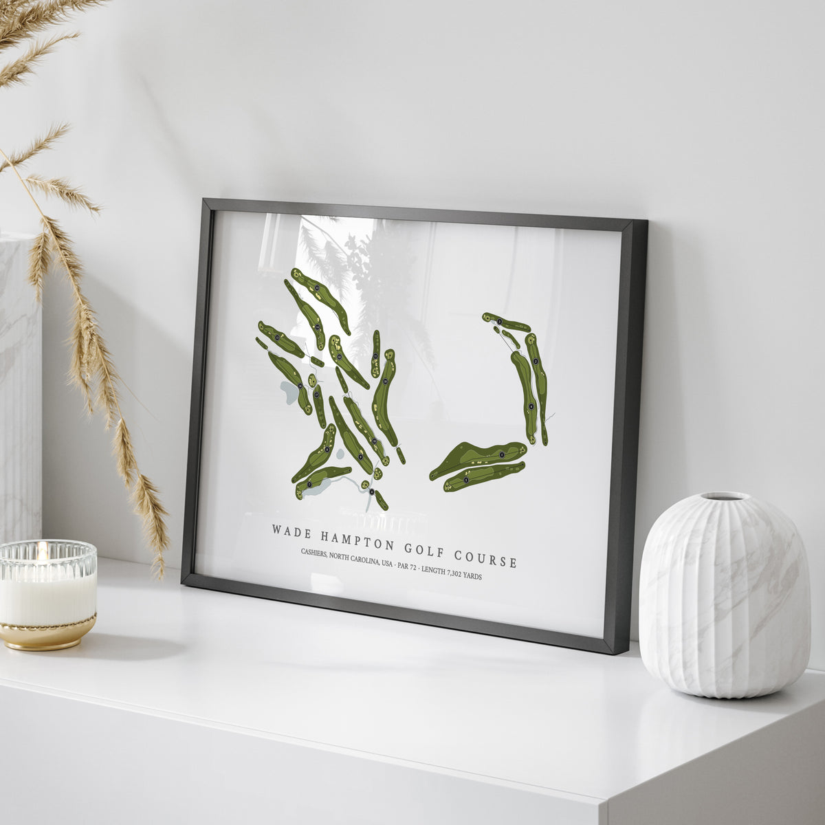 Wade Hampton Golf Course | Golf Course Map | On Table