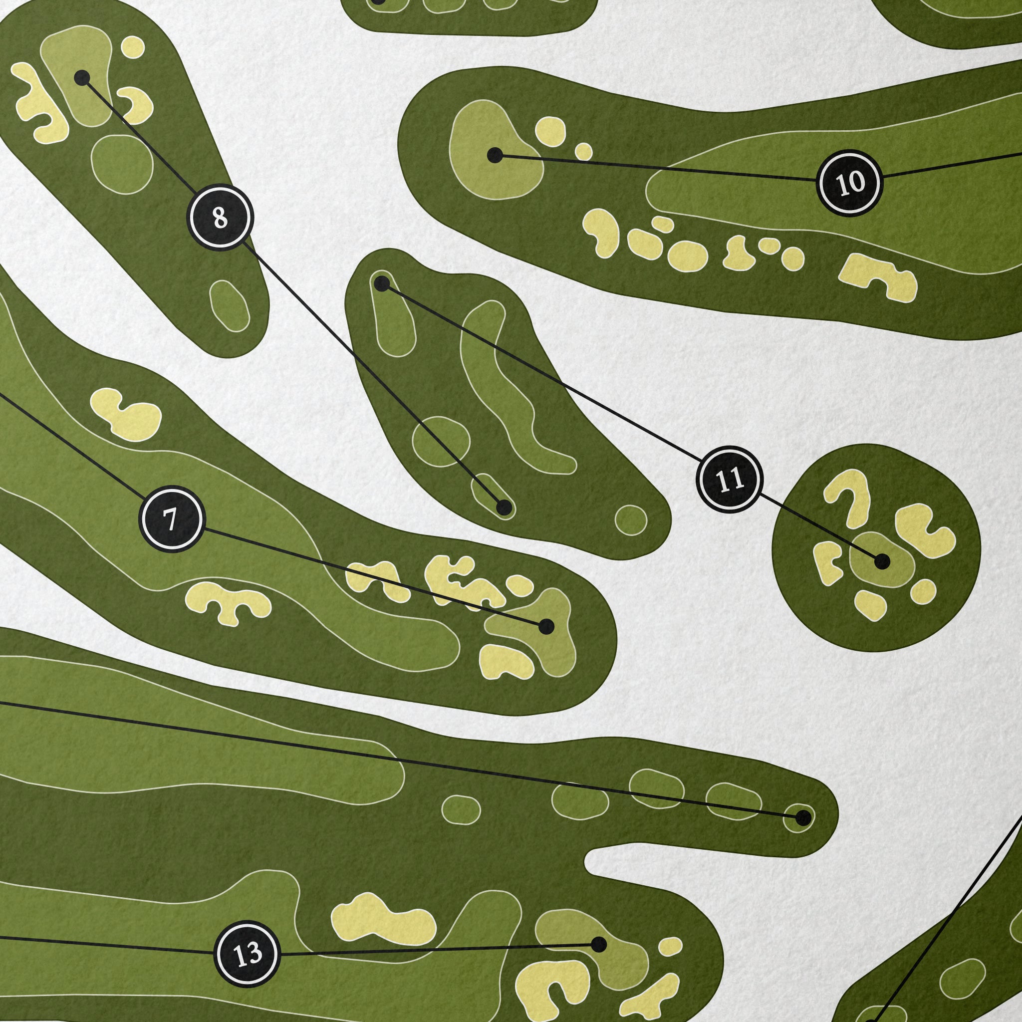 Wailea Golf Club - Gold Course | Golf Course Map | Close Up