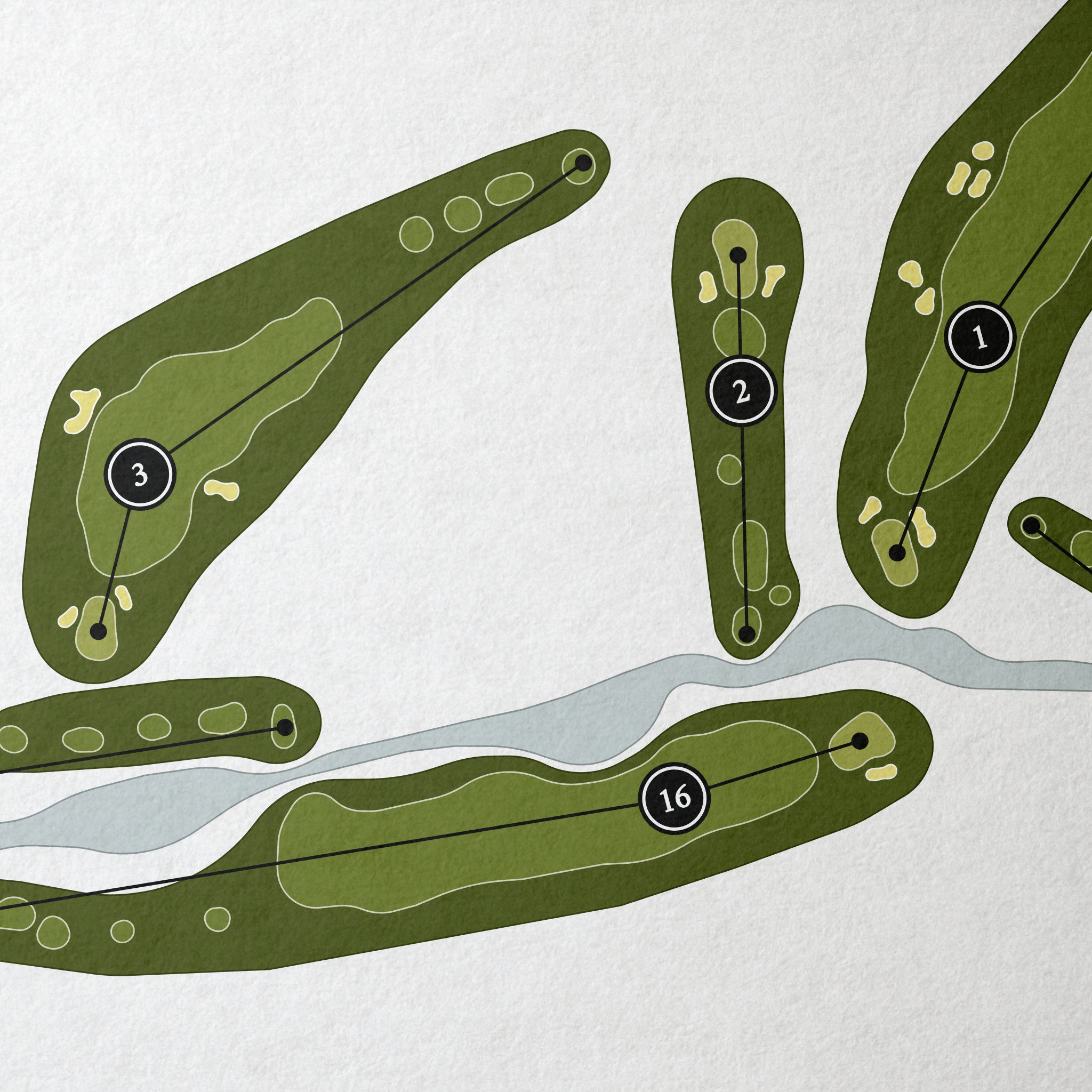 Walden Ponds Golf Club | Golf Course Map | Close+Up