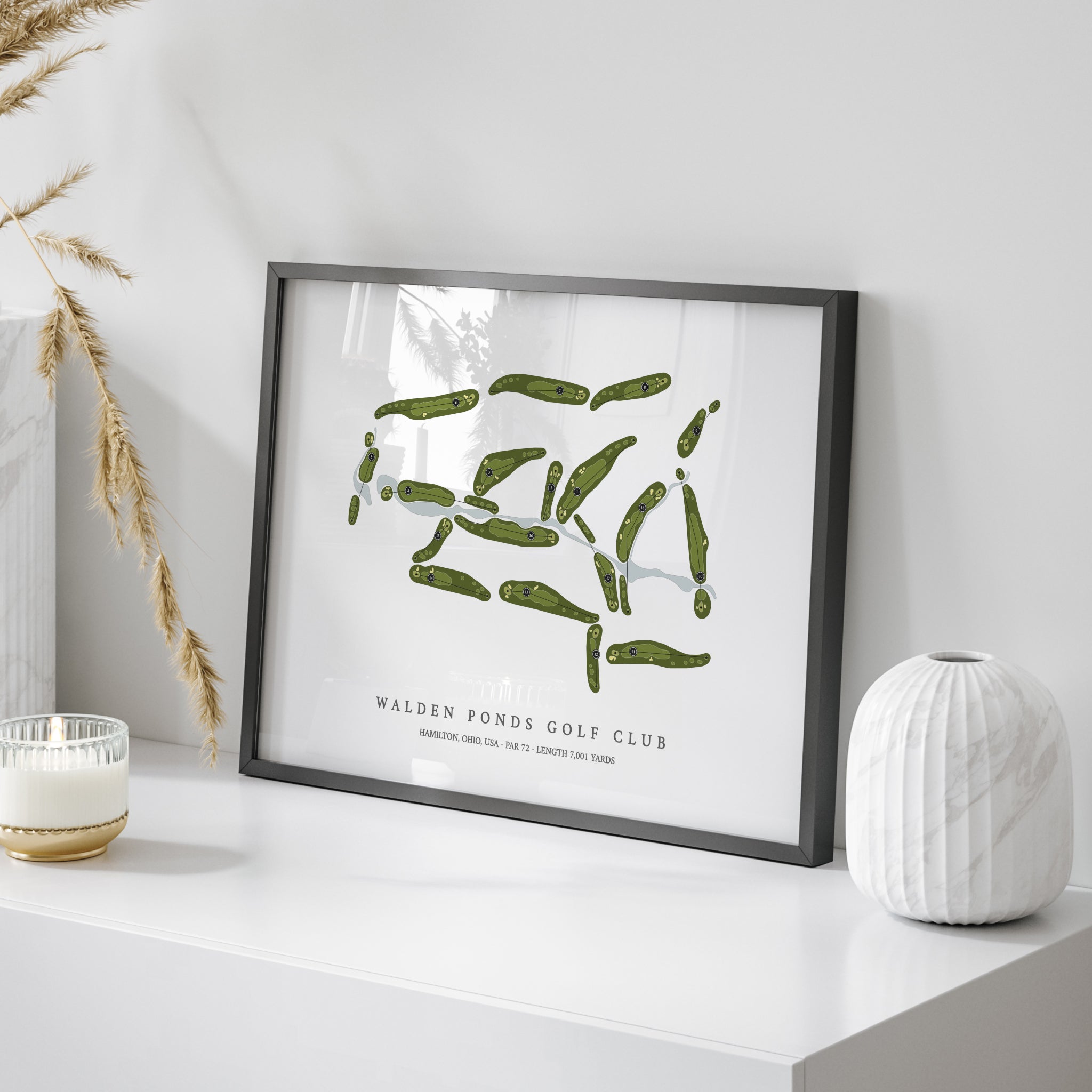 Walden Ponds Golf Club | Golf Course Map | On+Table