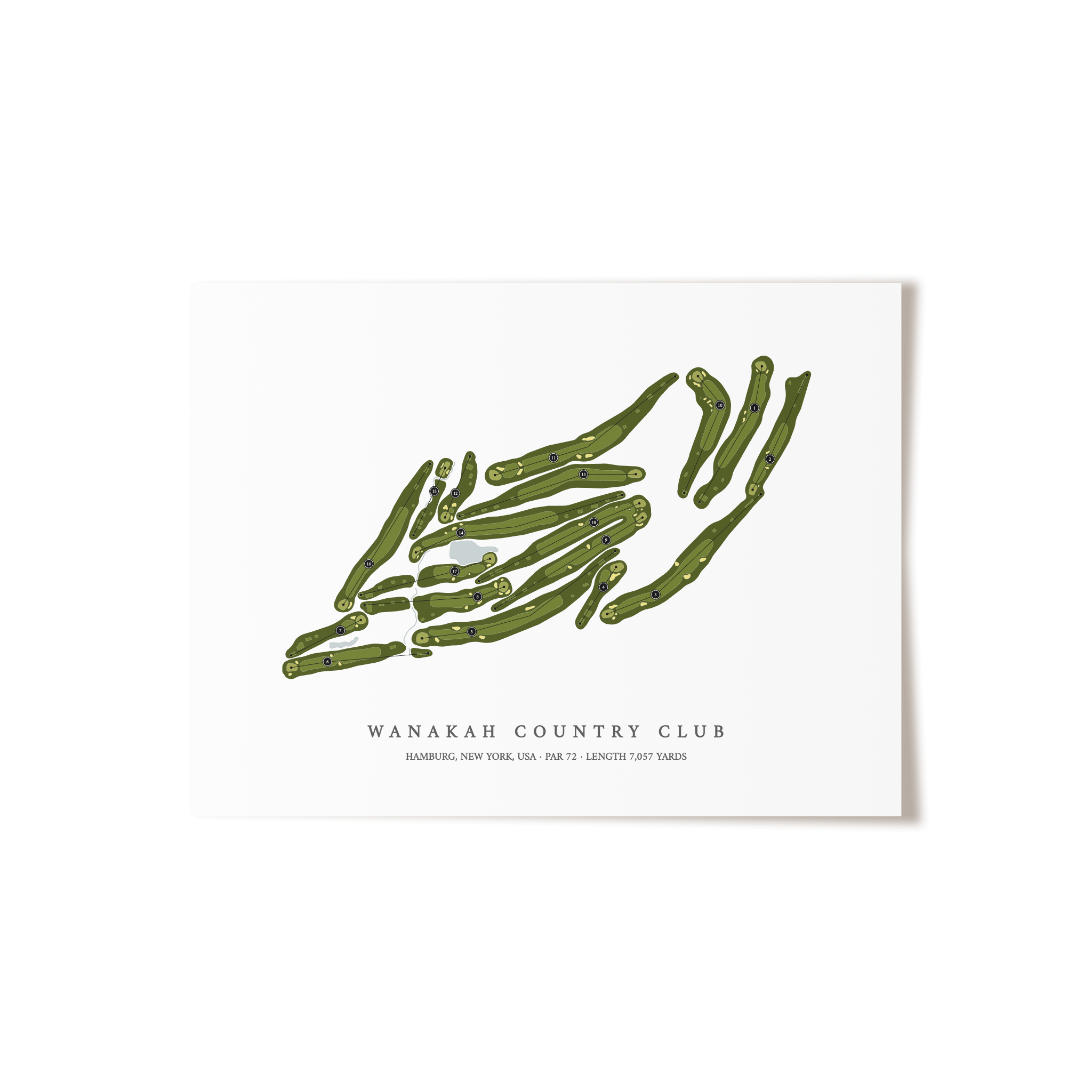 Wanakah Country Club | Golf Course Print | Unframed