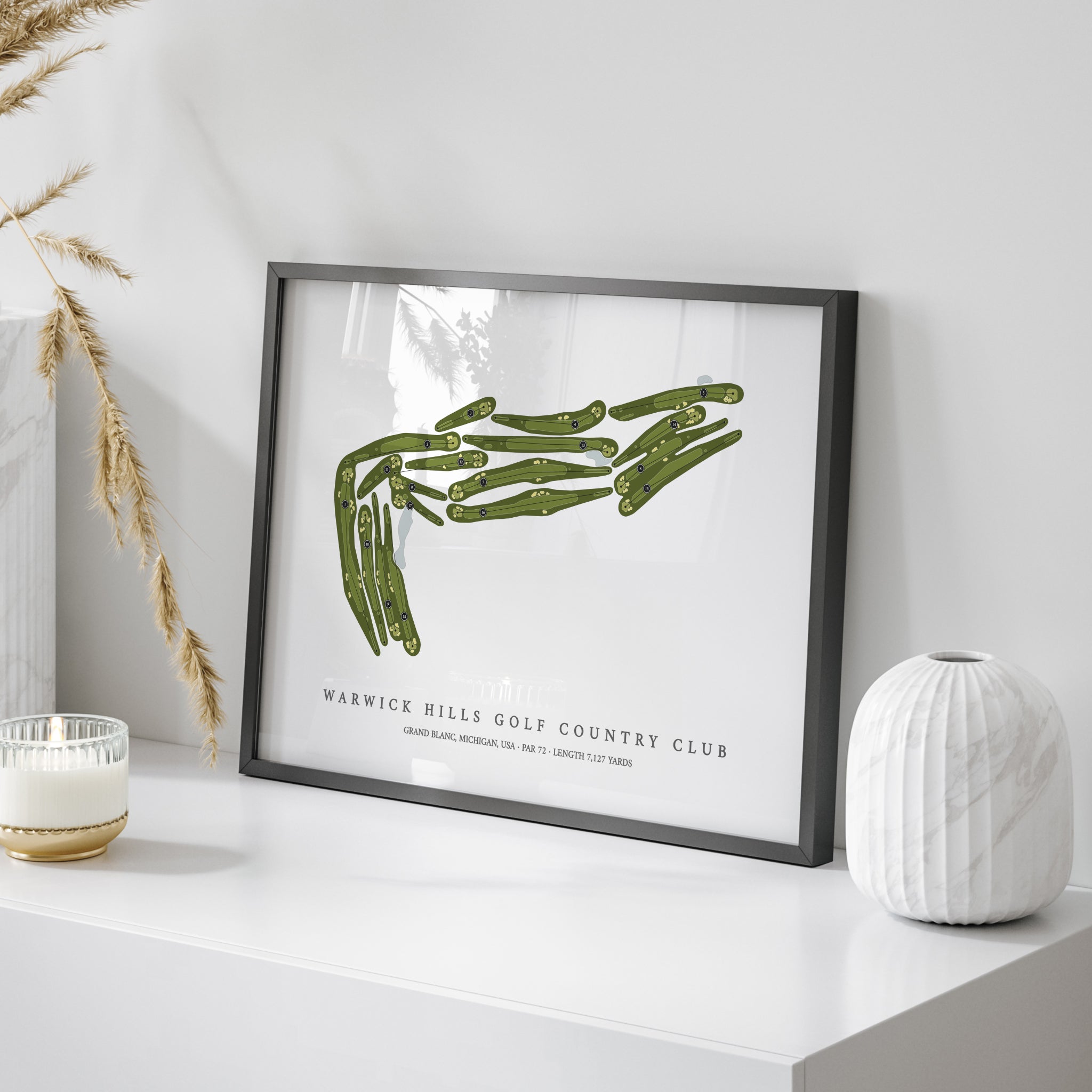 Warwick Hills Golf Country Club | Golf Course Map | On+Table