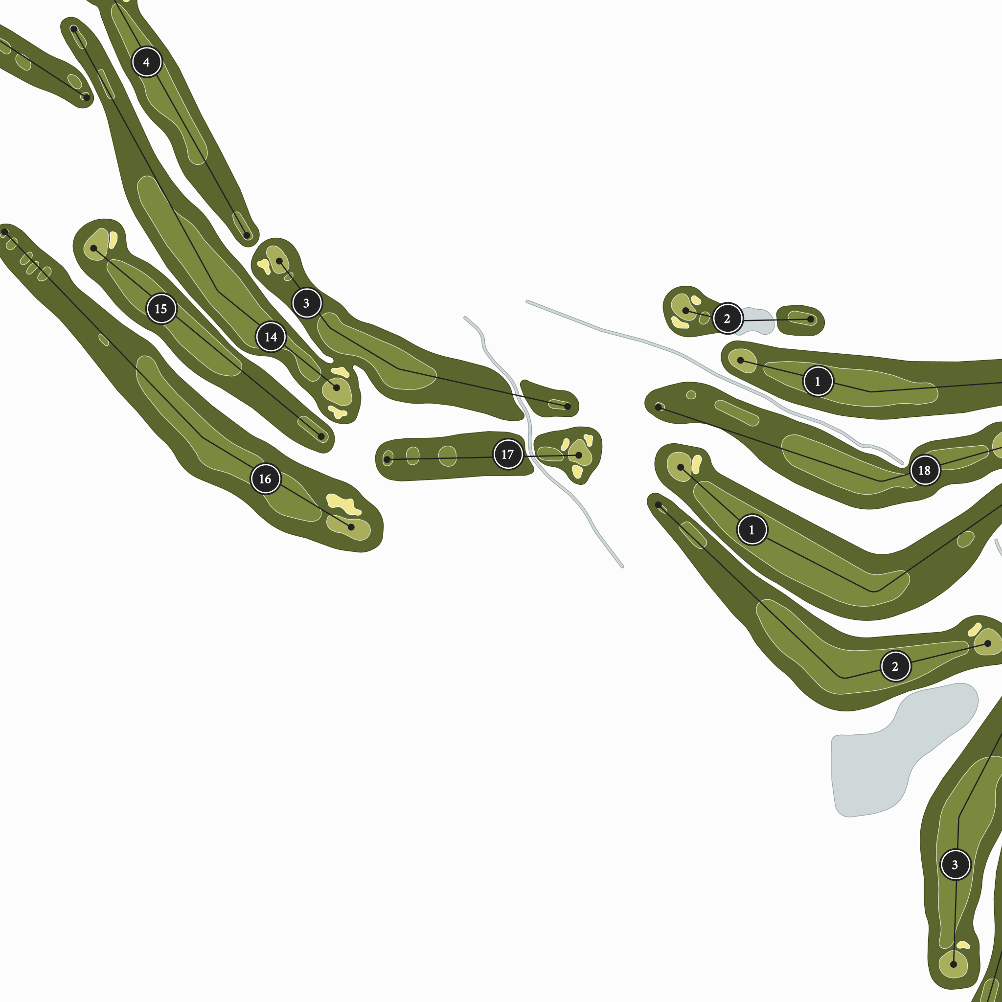 Wasatch Mountain Golf Course | Golf Course Print | Close Up