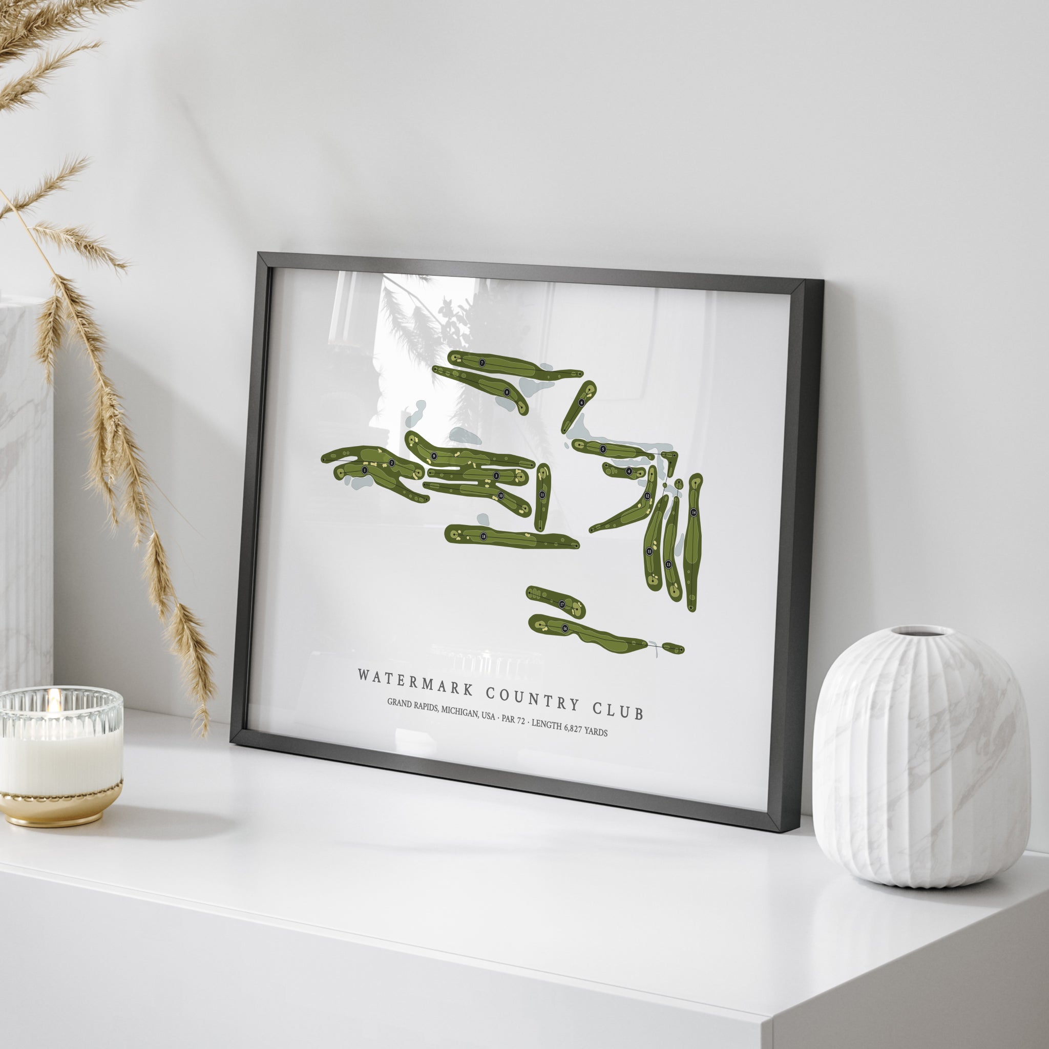 Watermark Country Club | Golf Course Print | On Table