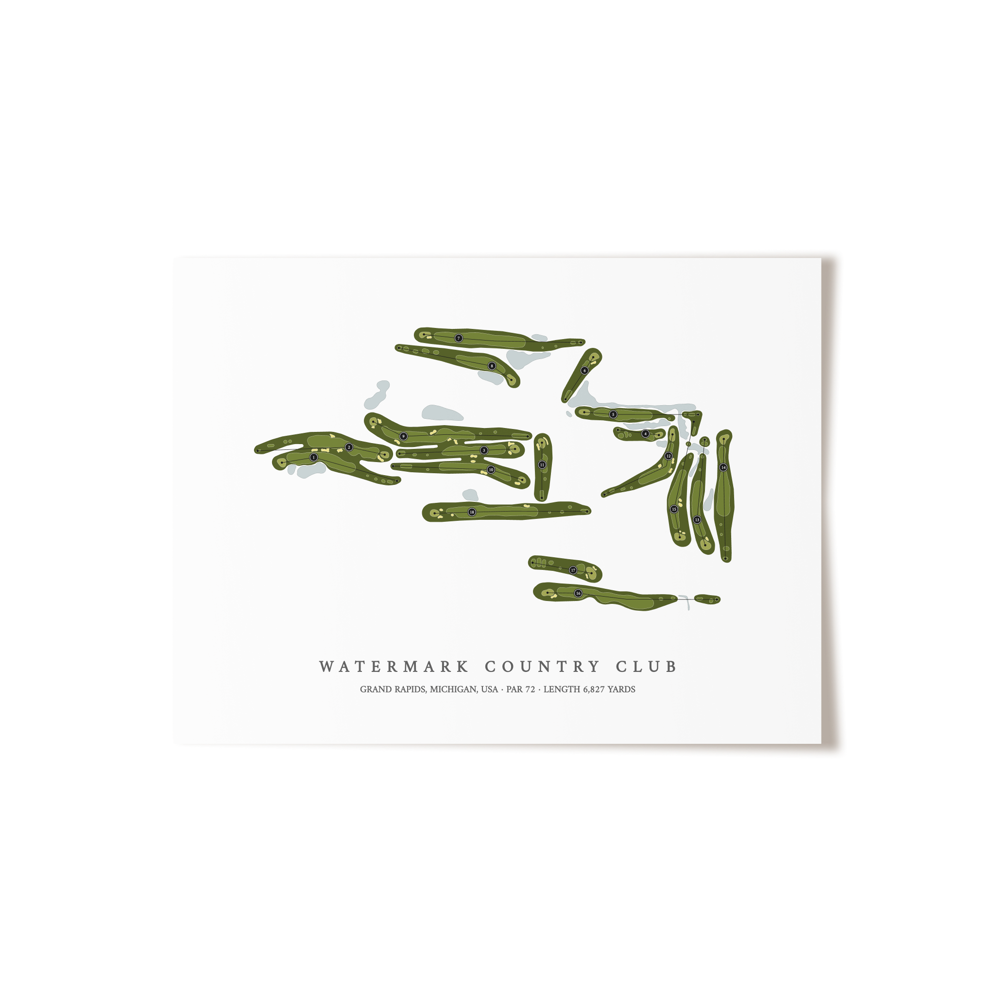 Watermark Country Club | Golf Course Print | Unframed