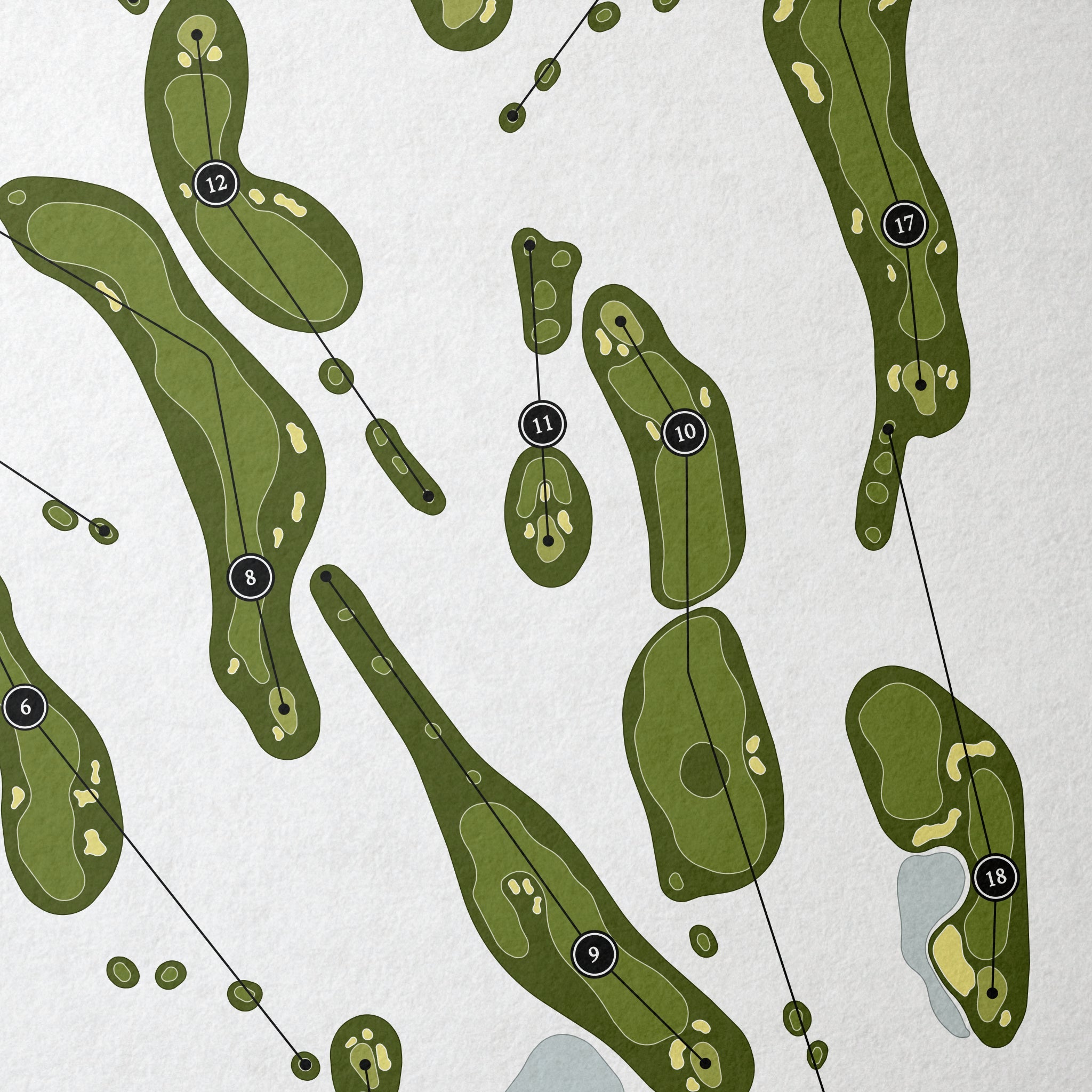 We-Ko-Pa Golf Club | Golf Course Map | Close Up