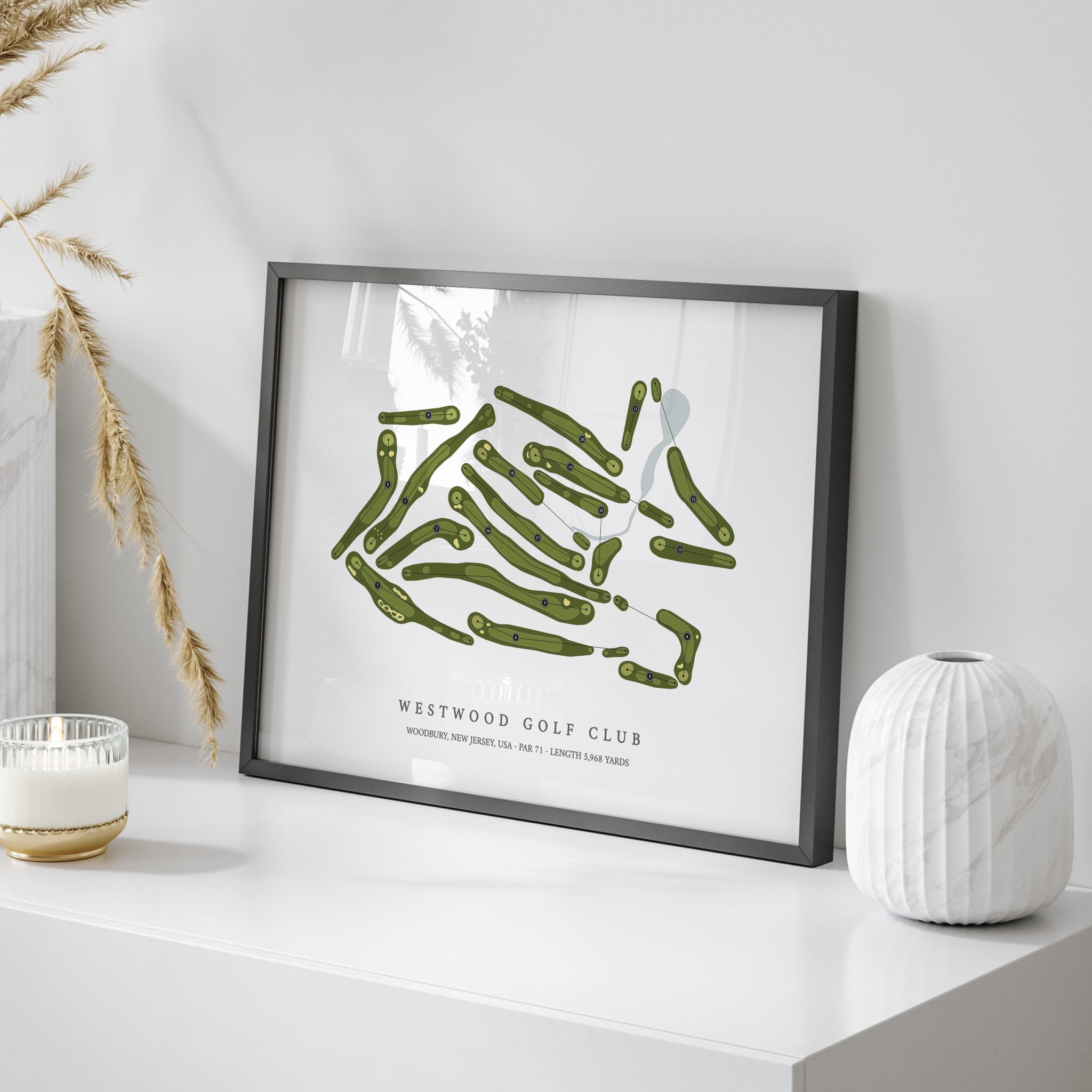 Westwood Golf Club | Golf Course Map | On Table