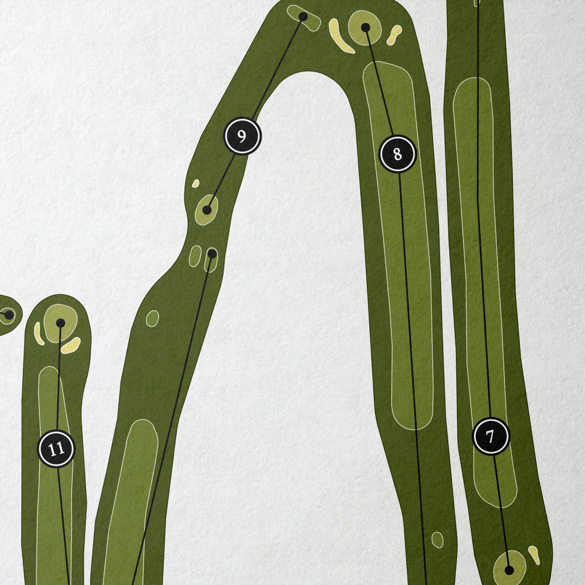 Wheeling Country Club | Golf Course Map | Close+Up