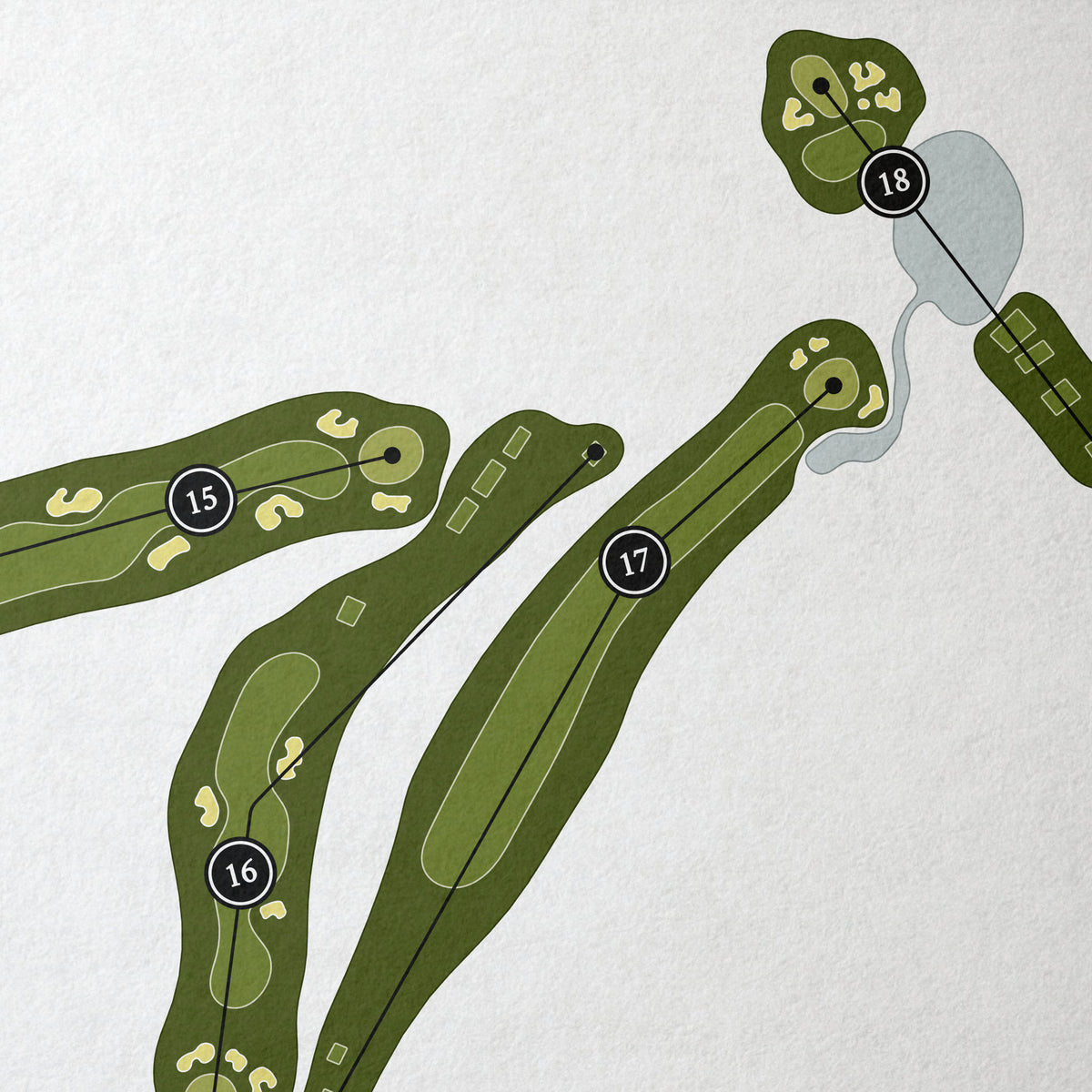 White Beeches Golf & Country Club | Golf Course Map | Close Up