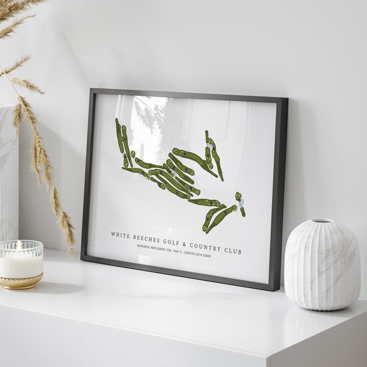 White Beeches Golf & Country Club | Golf Course Map | On Table