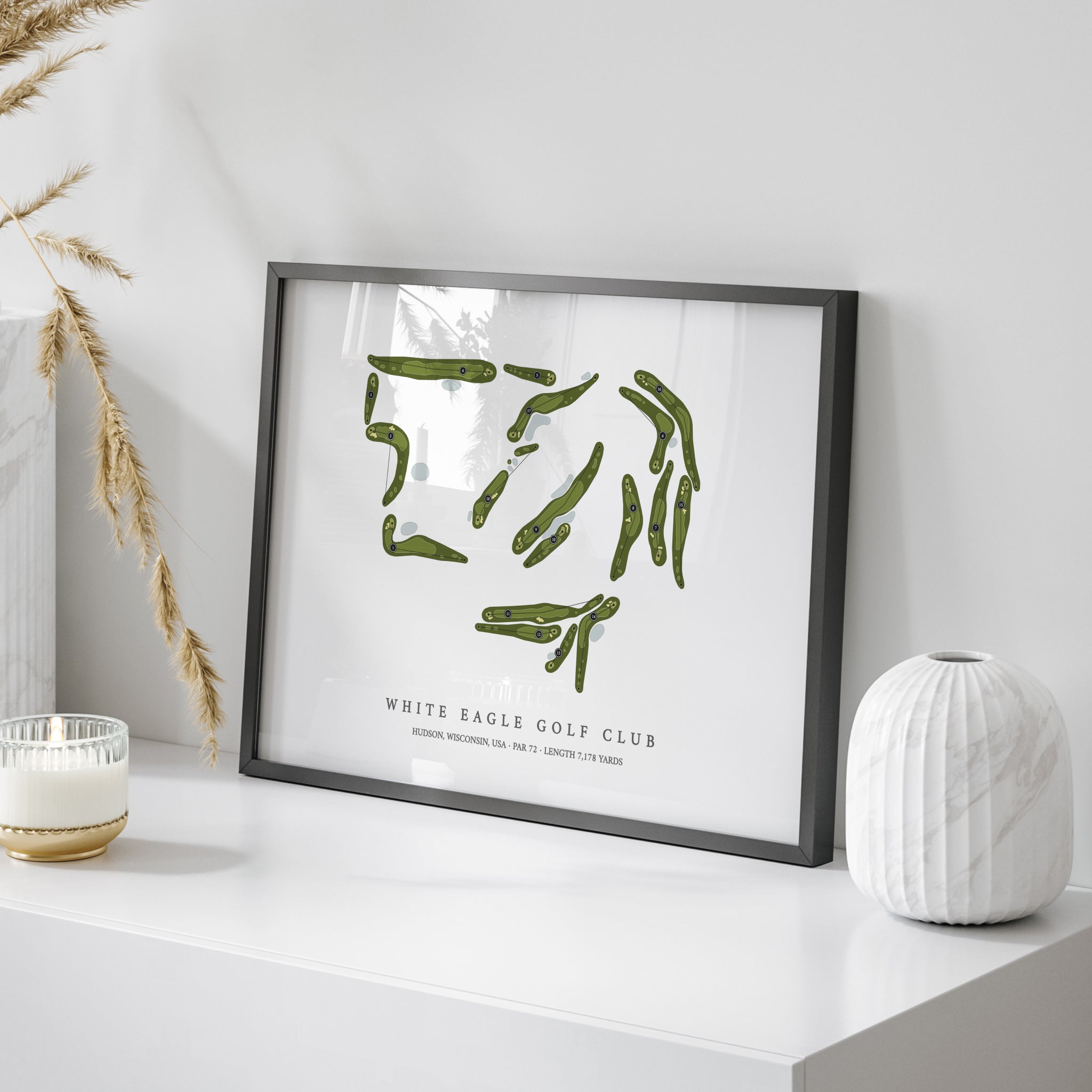 White Eagle Golf Club | Golf Course Map | On+Table