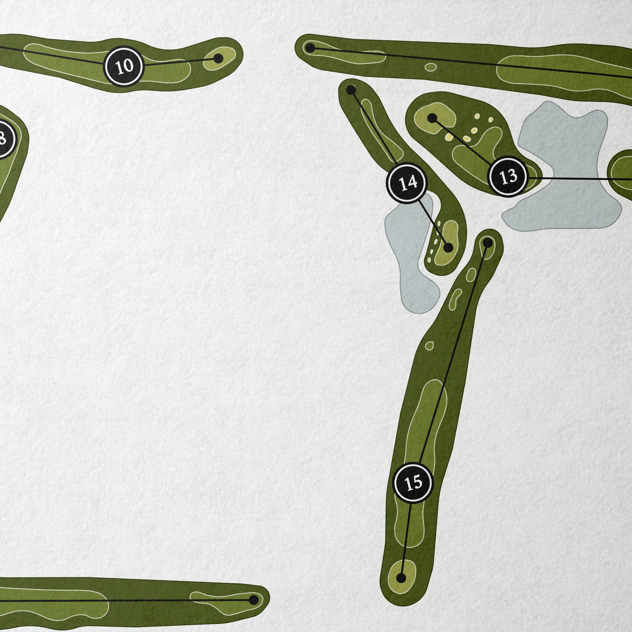 Whitmoor Country Club - South Course | Golf Course Map | Close Up