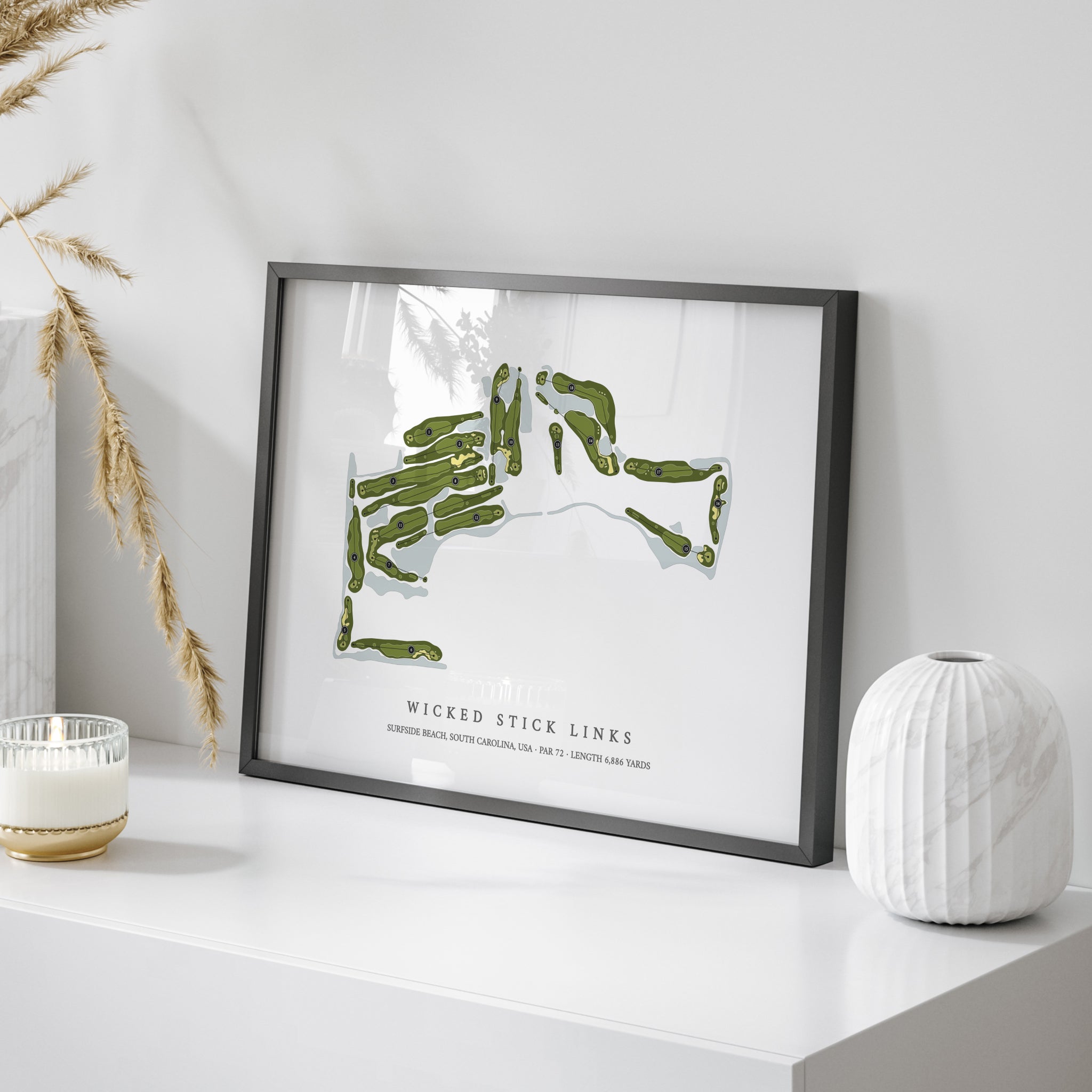 Wicked Stick Links | Golf Course Map | On+Table