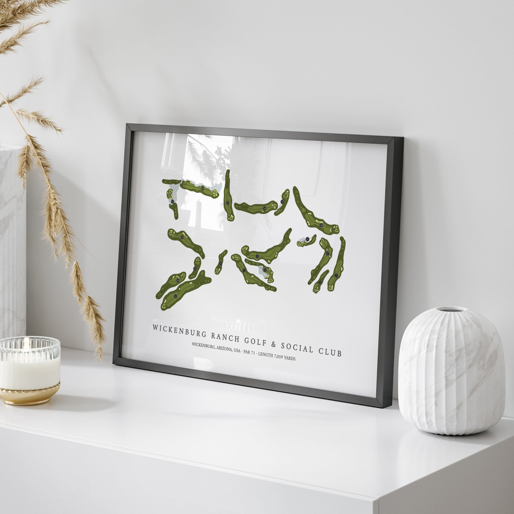 Wickenburg Ranch Golf & Social Club | Golf Course Print | On+Table