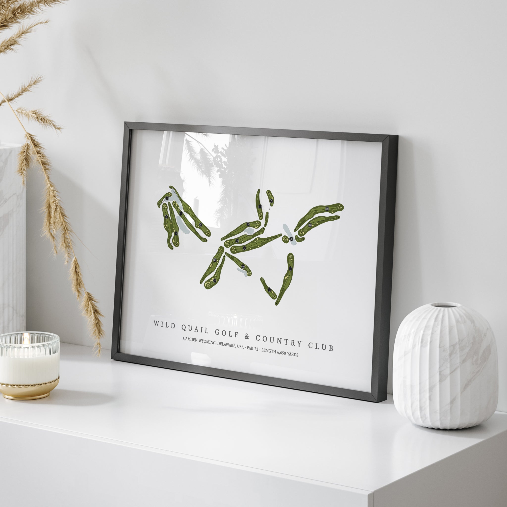 Wild Quail Golf & Country Club | Golf Course Map | On Table