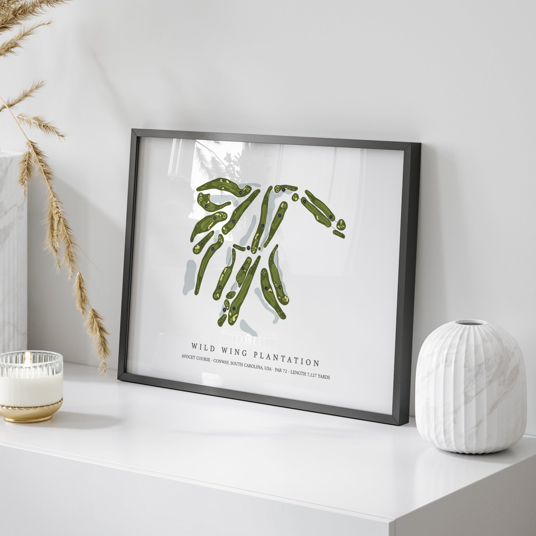 Wild Wing Plantation - Avocet Course | Golf Course Map | On+Table