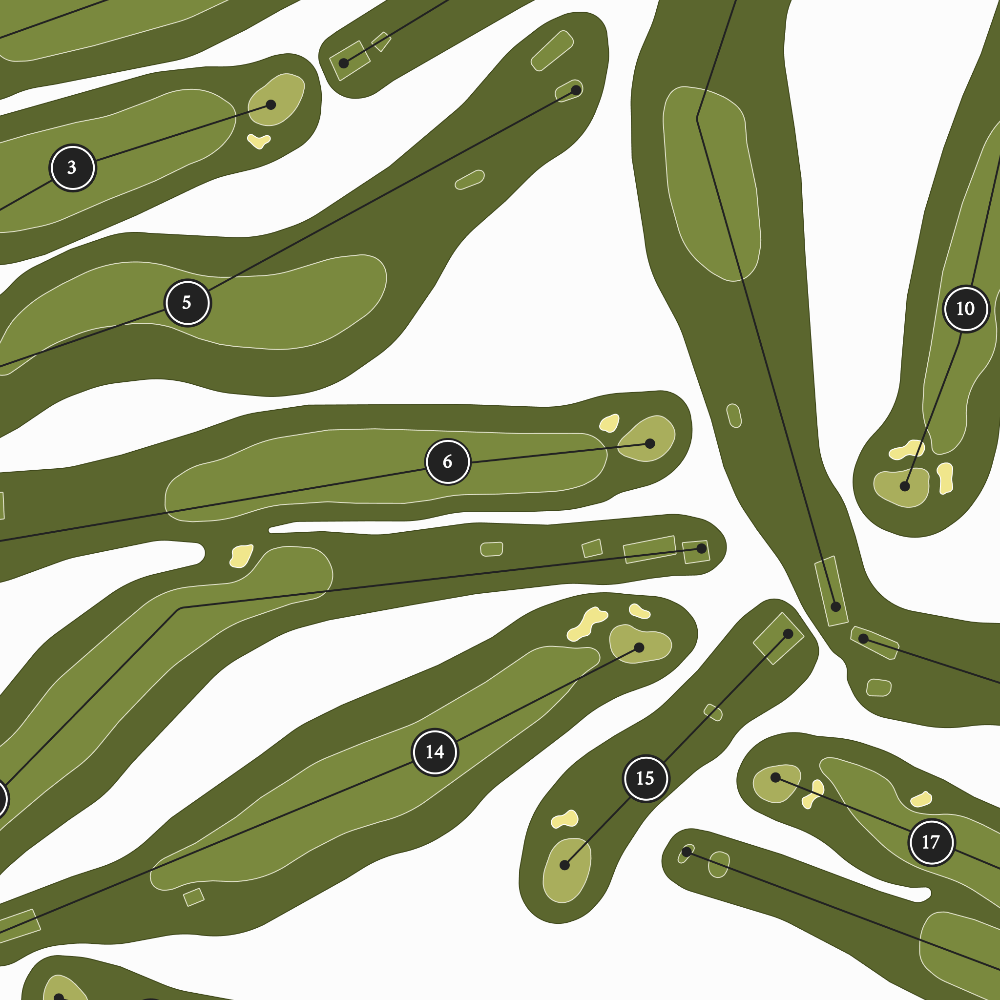 William J Devine Golf Course | Golf Course Map | Close Up