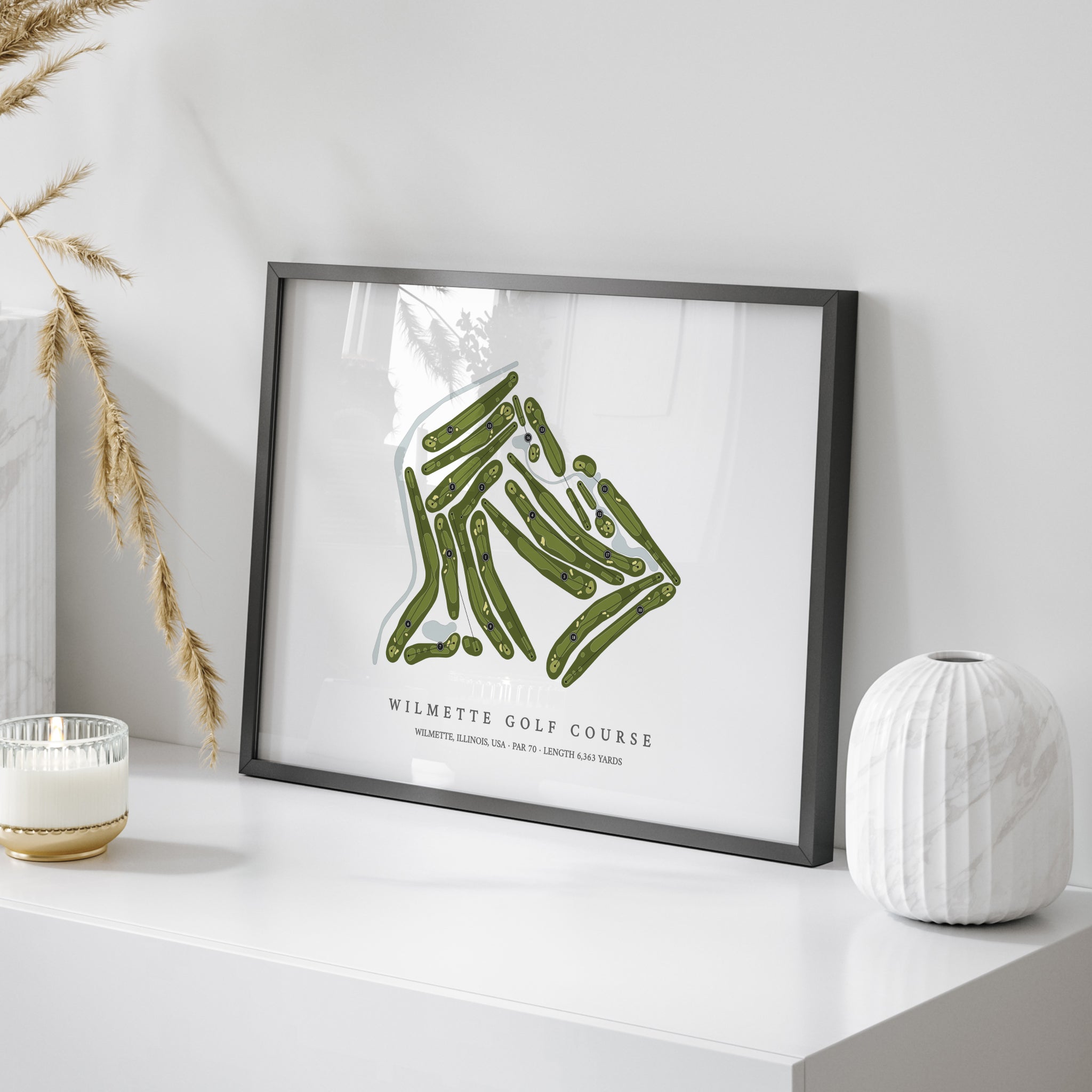 Wilmette Golf Course | Golf Course Map | On+Table