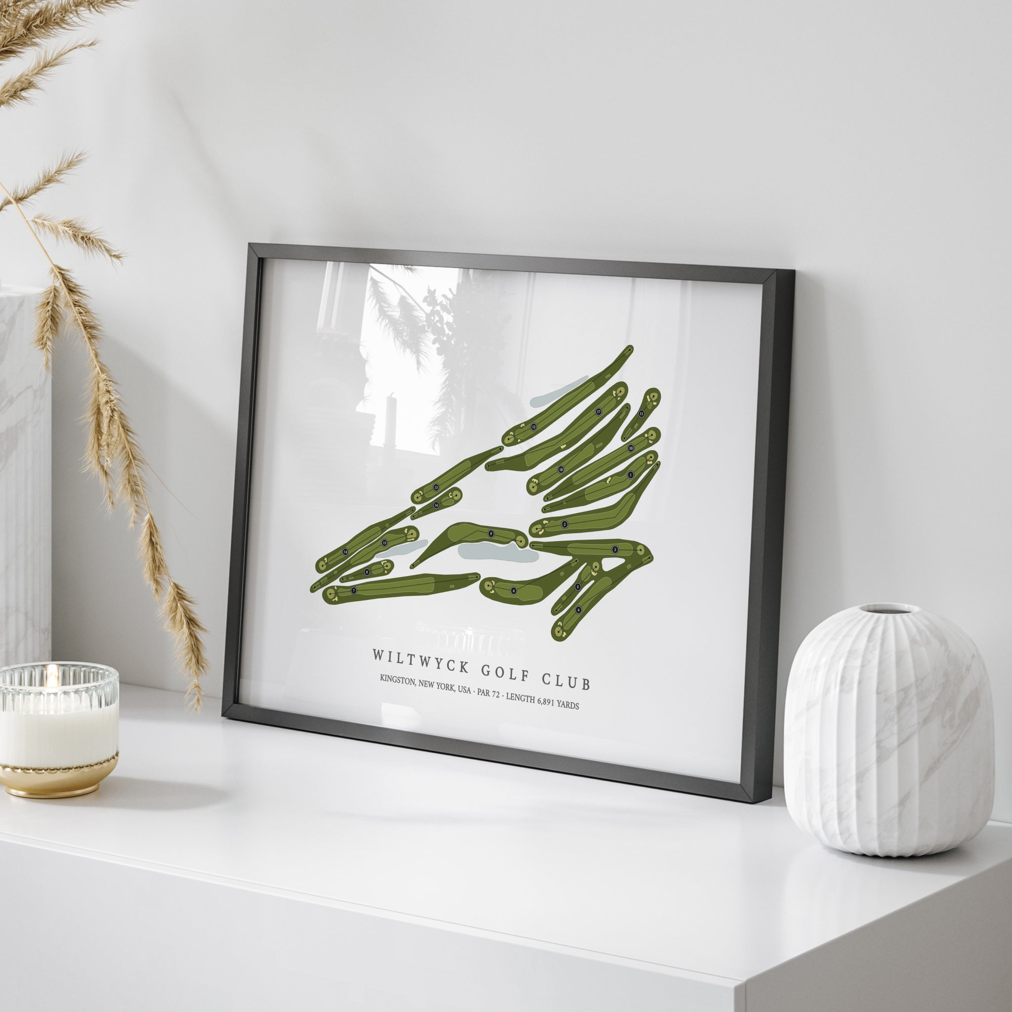 Wiltwyck Golf Club | Golf Course Map | On Table