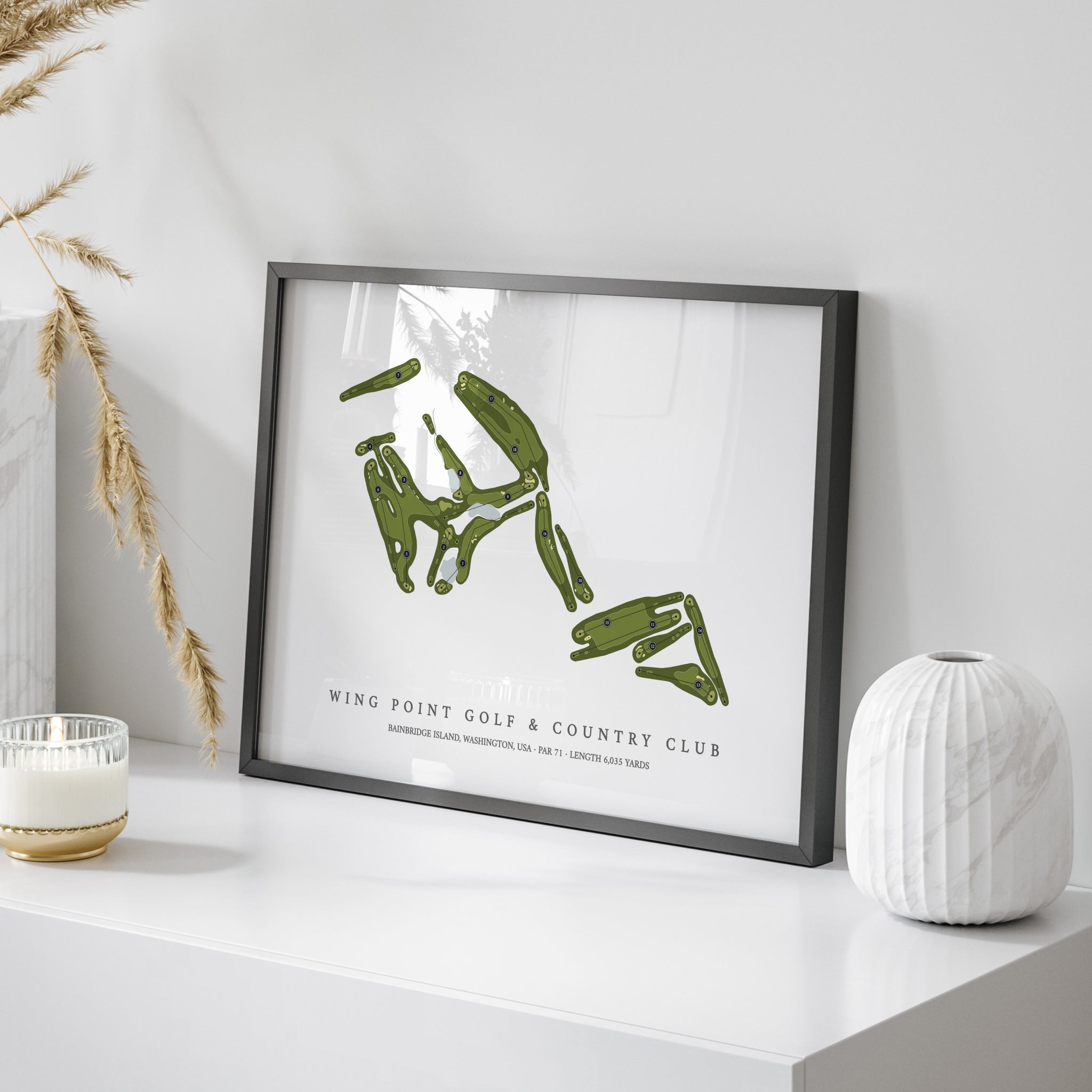 Wing Point Golf & Country Club | Golf Course Map | On Table