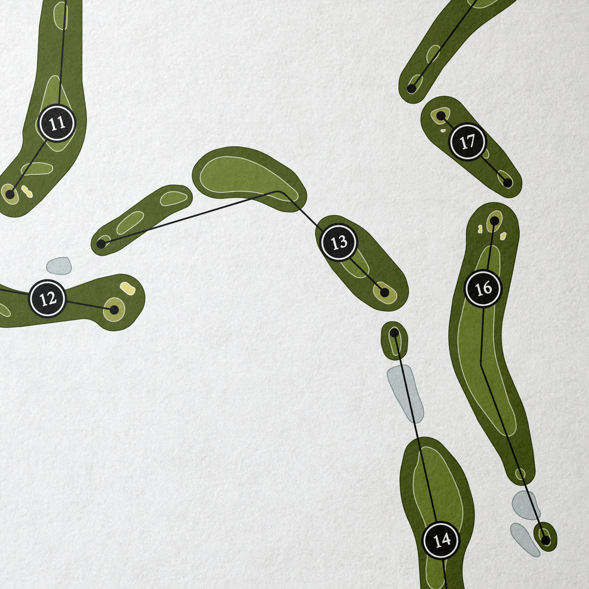 Wolf Laurel Country Club | Golf Course Map | Close Up