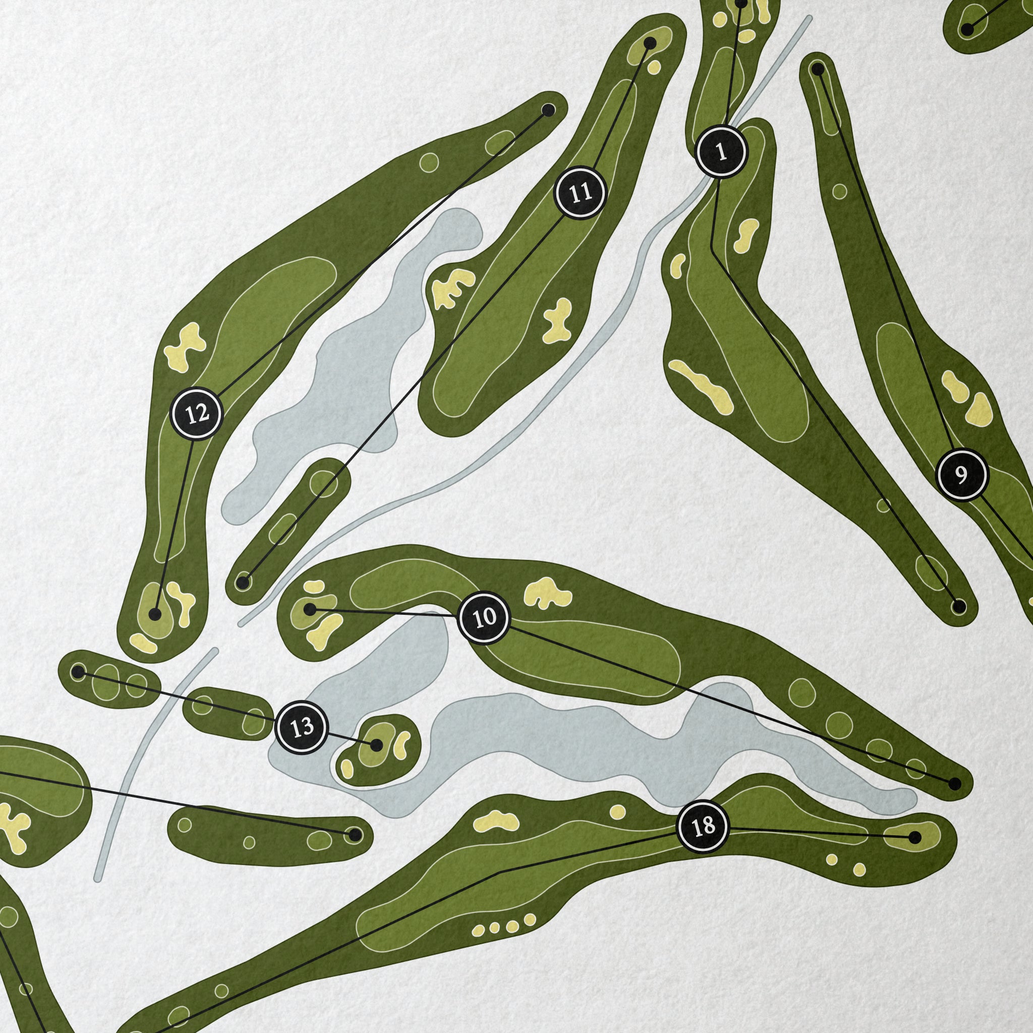 Wood Ranch Golf Club | Golf Course Map | Close Up