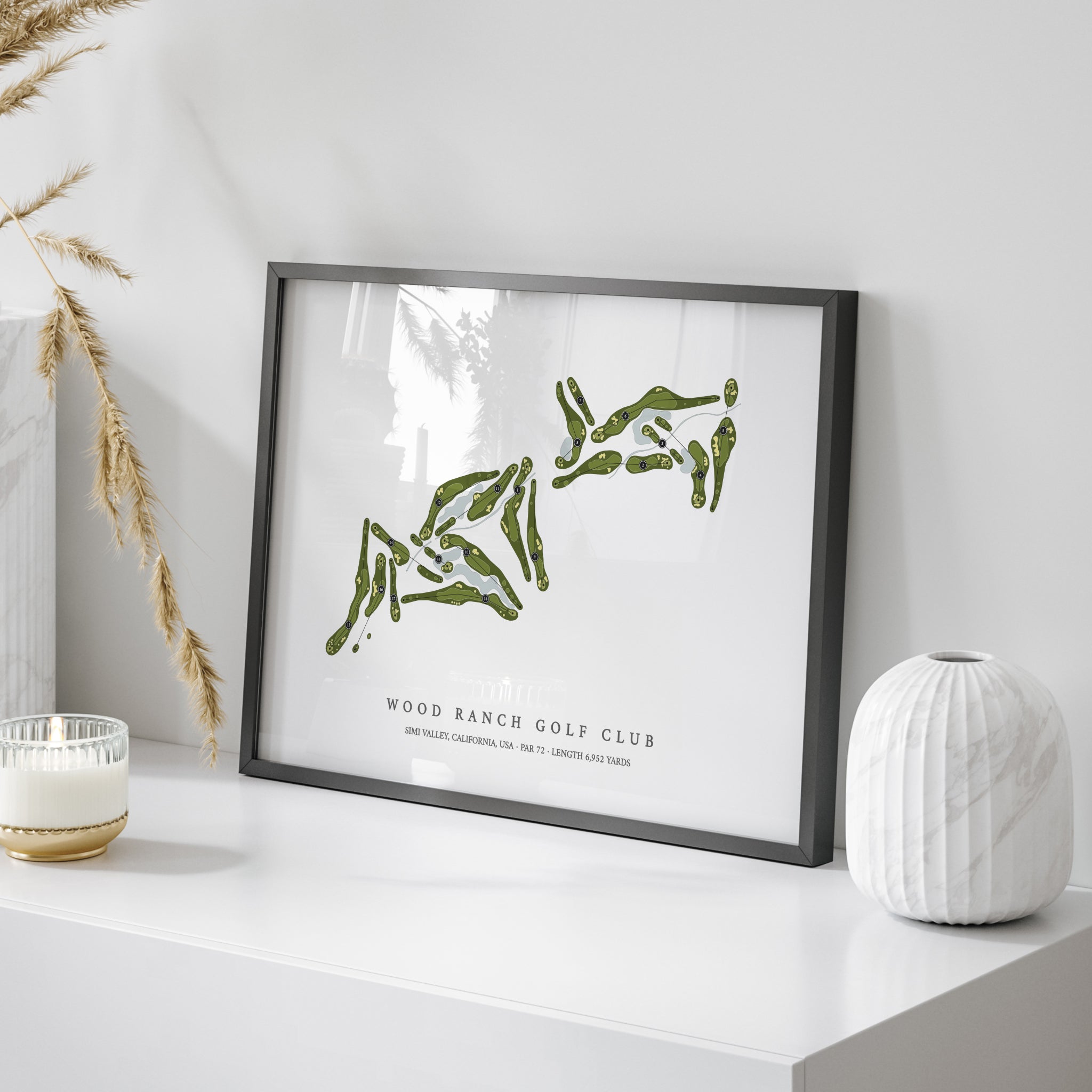 Wood Ranch Golf Club | Golf Course Map | On Table