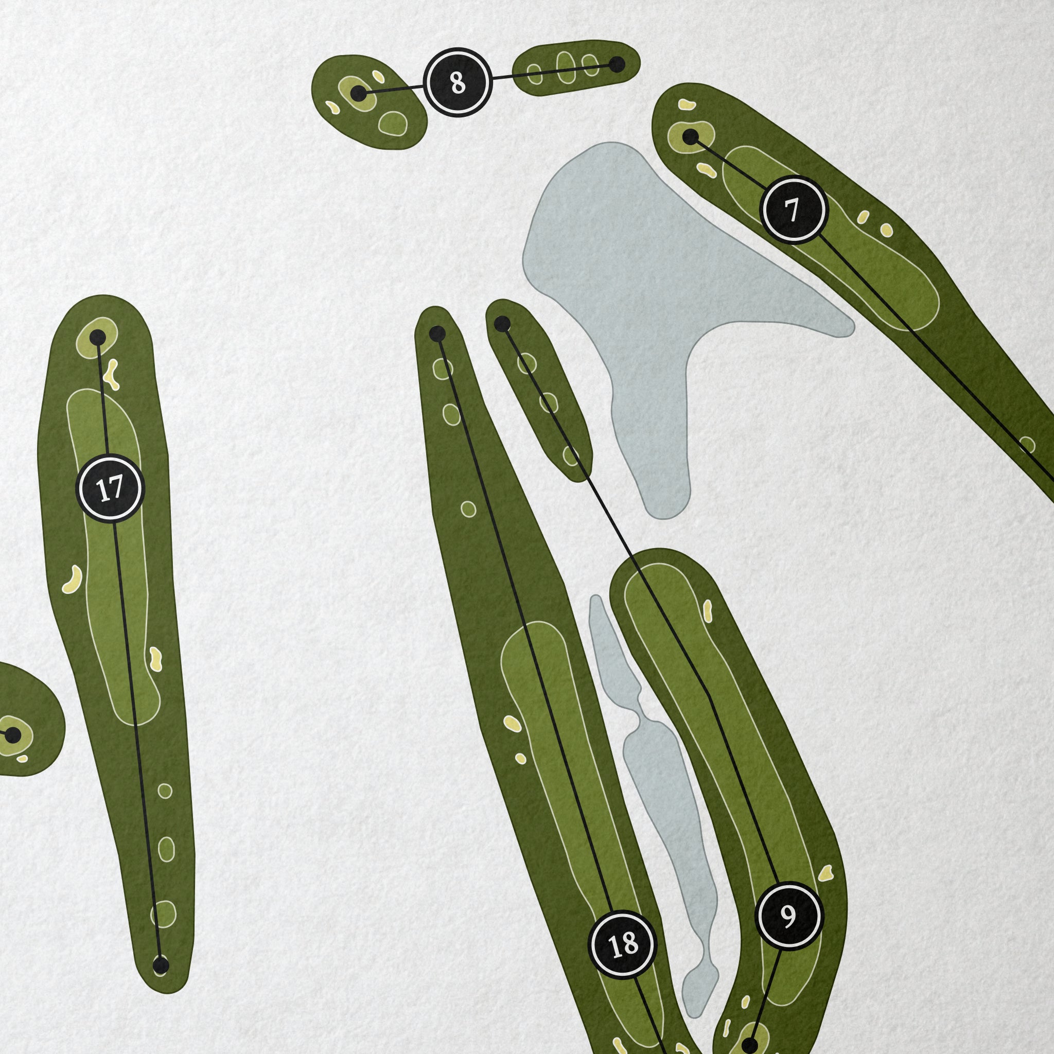 Woodfin Ridge Golf Club | Golf Course Map | Close+Up