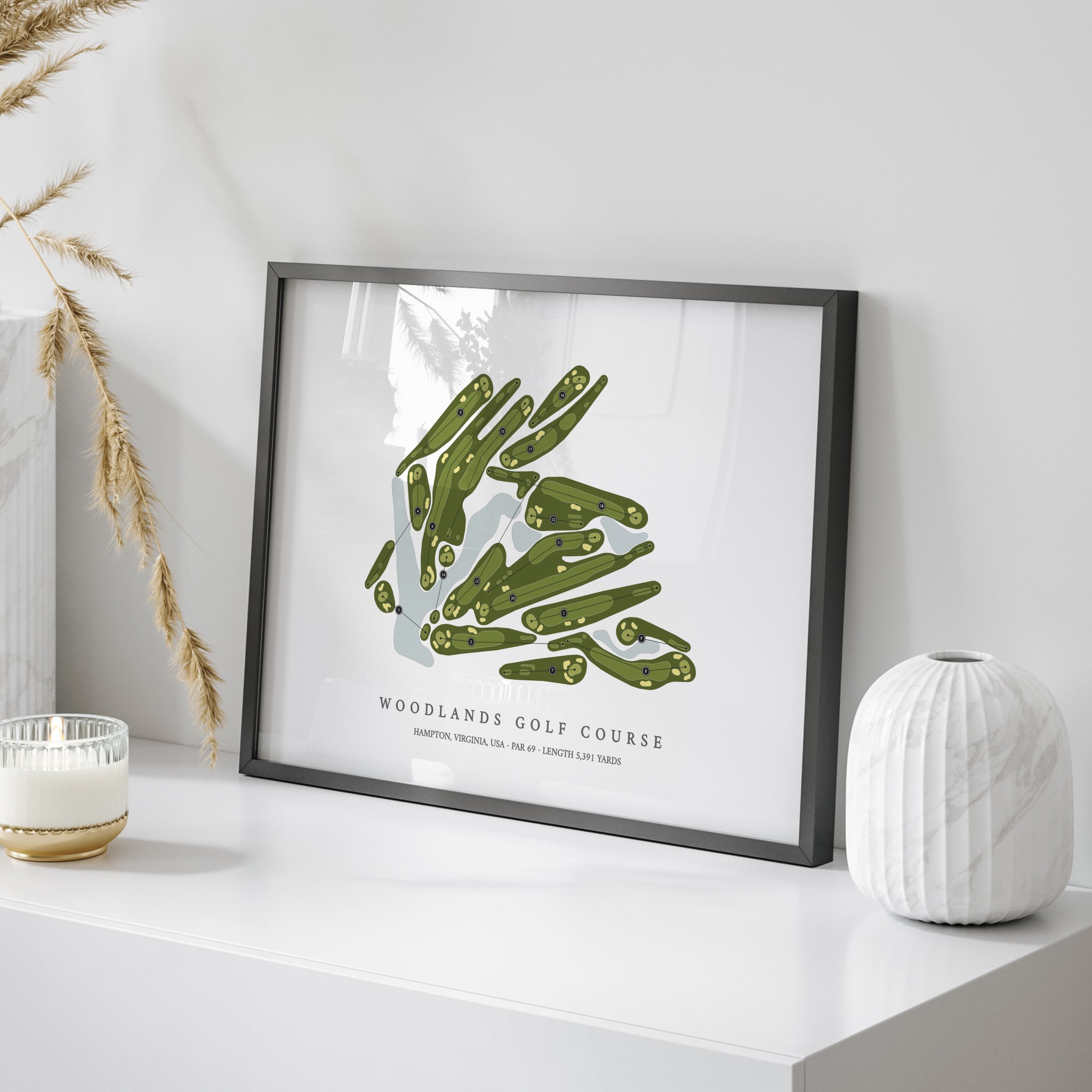 Woodlands Golf Course | Golf Course Map | On+Table